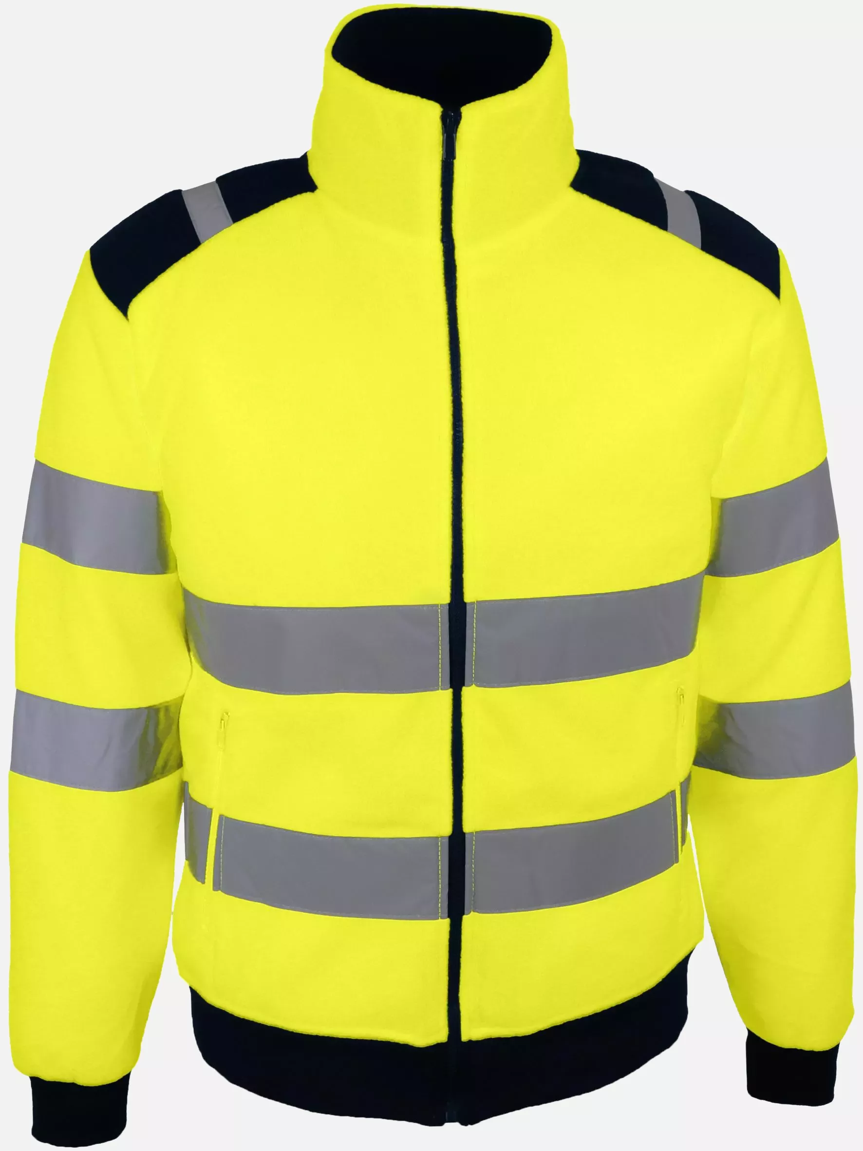 Singer Safety POLGA, High Visibility Jacket, Yellow/Navy Blue, image 3