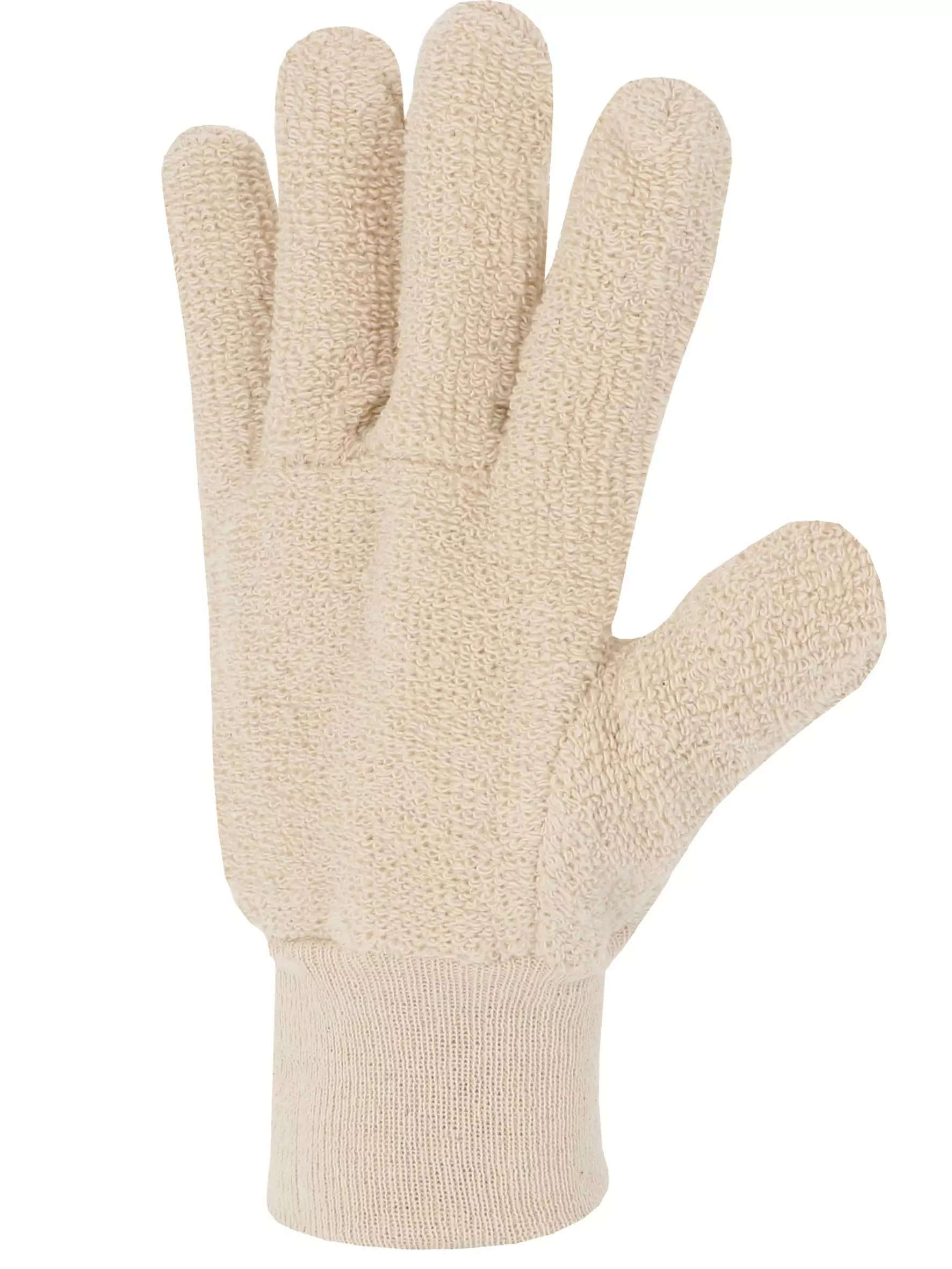 Singer Safety 700BM, Cotton Terry Gloves, Size 10, Natural, image 2