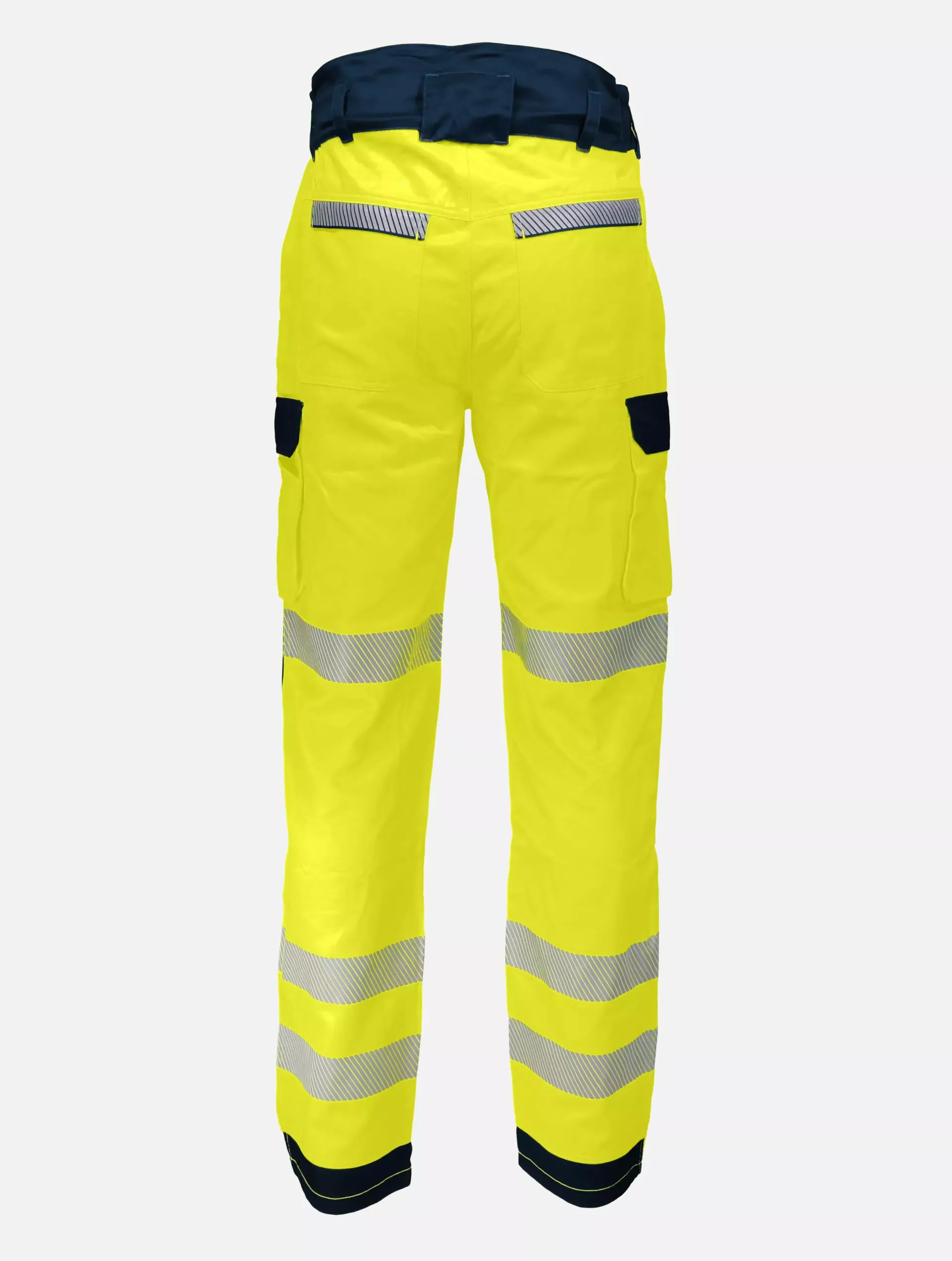 Singer Safety PILAM, High Visibility Work Trousers, Yellow/Navy Blue, image 4