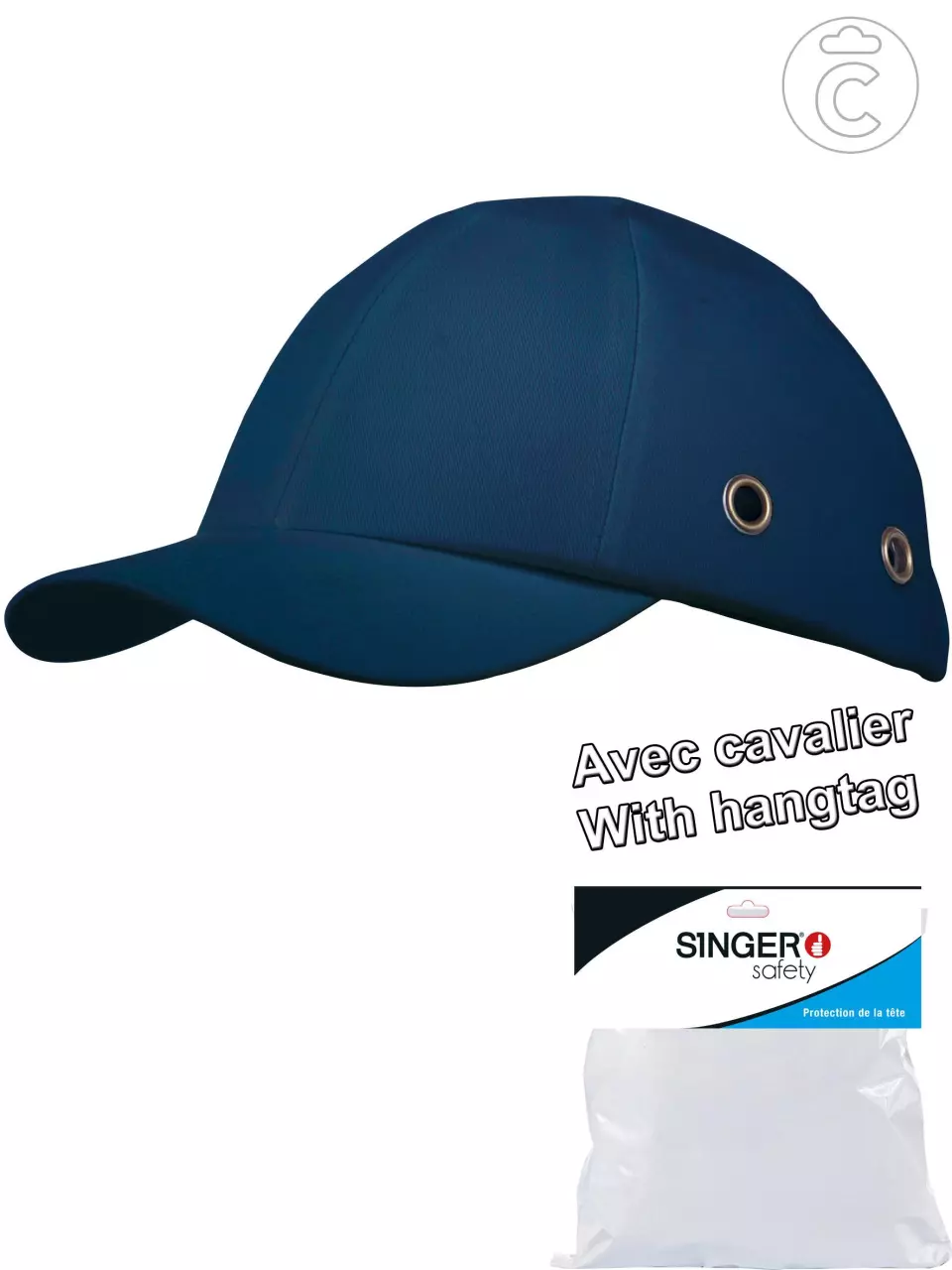 Singer Safety CHG913B, Anstoßkappe, Blau, image 1, gallery thumbnail