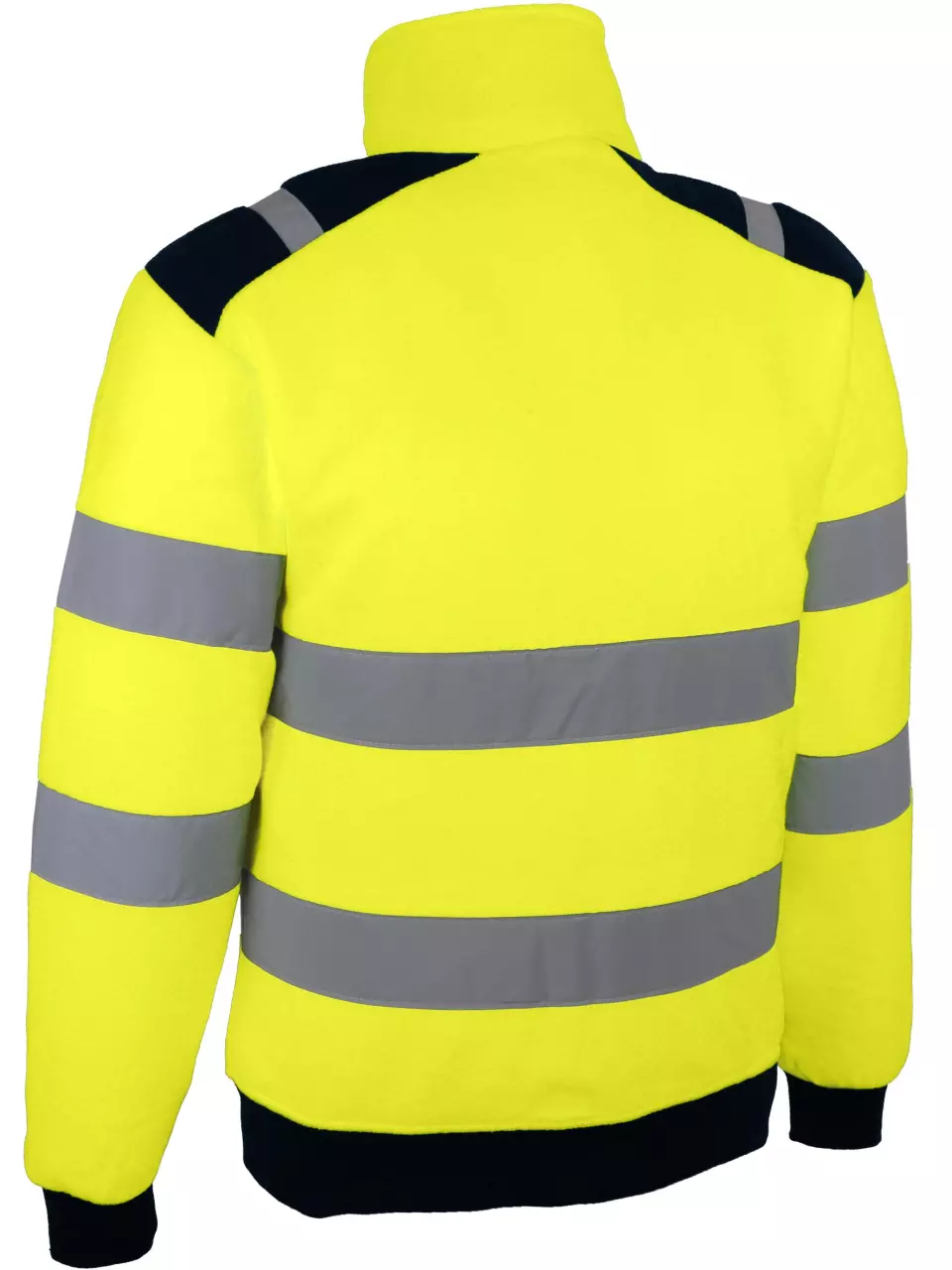 Singer Safety POLGA, High Visibility Jacket, Yellow/Navy Blue, image 2, gallery thumbnail