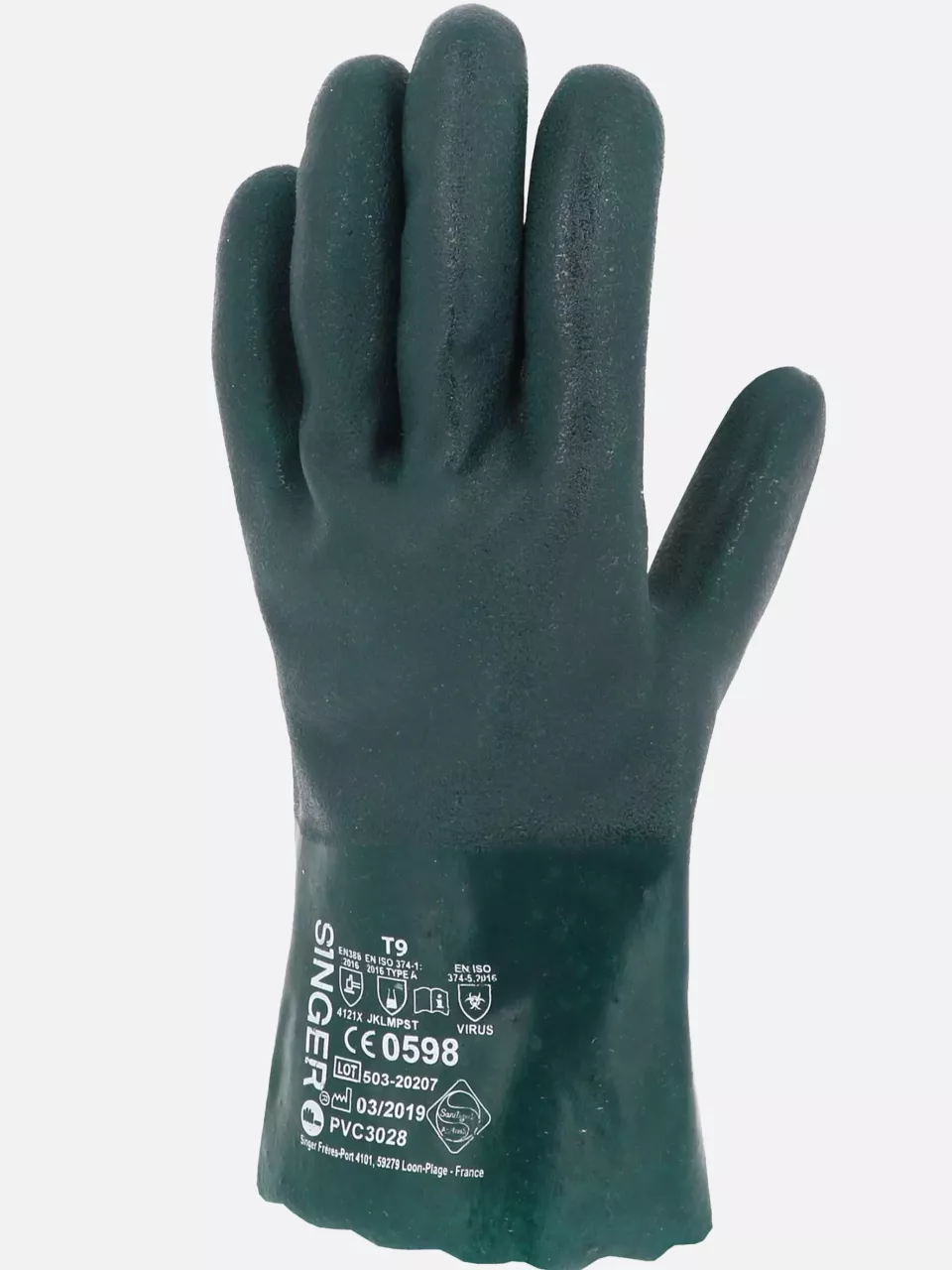 Singer Safety PVC3028, PVC Gloves, image 3, gallery thumbnail