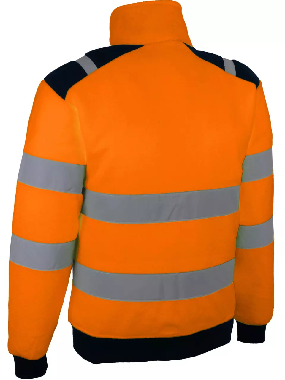 Singer Safety POLGO, High Visibility Jacket, Orange/Navy Blue, image 2, gallery thumbnail