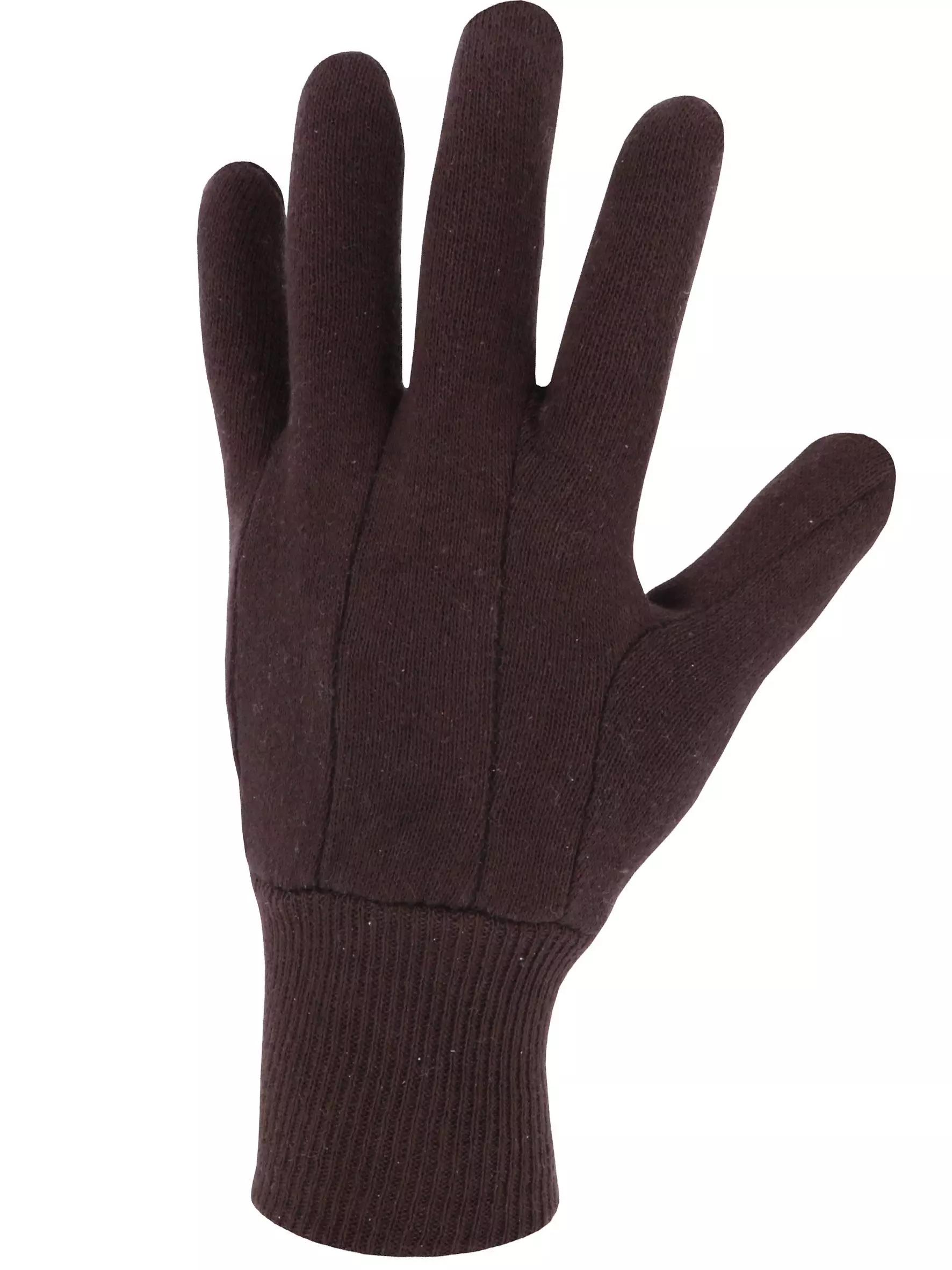 Singer Safety 400JMF, Cotton Jersey Gloves, Brown, image 3