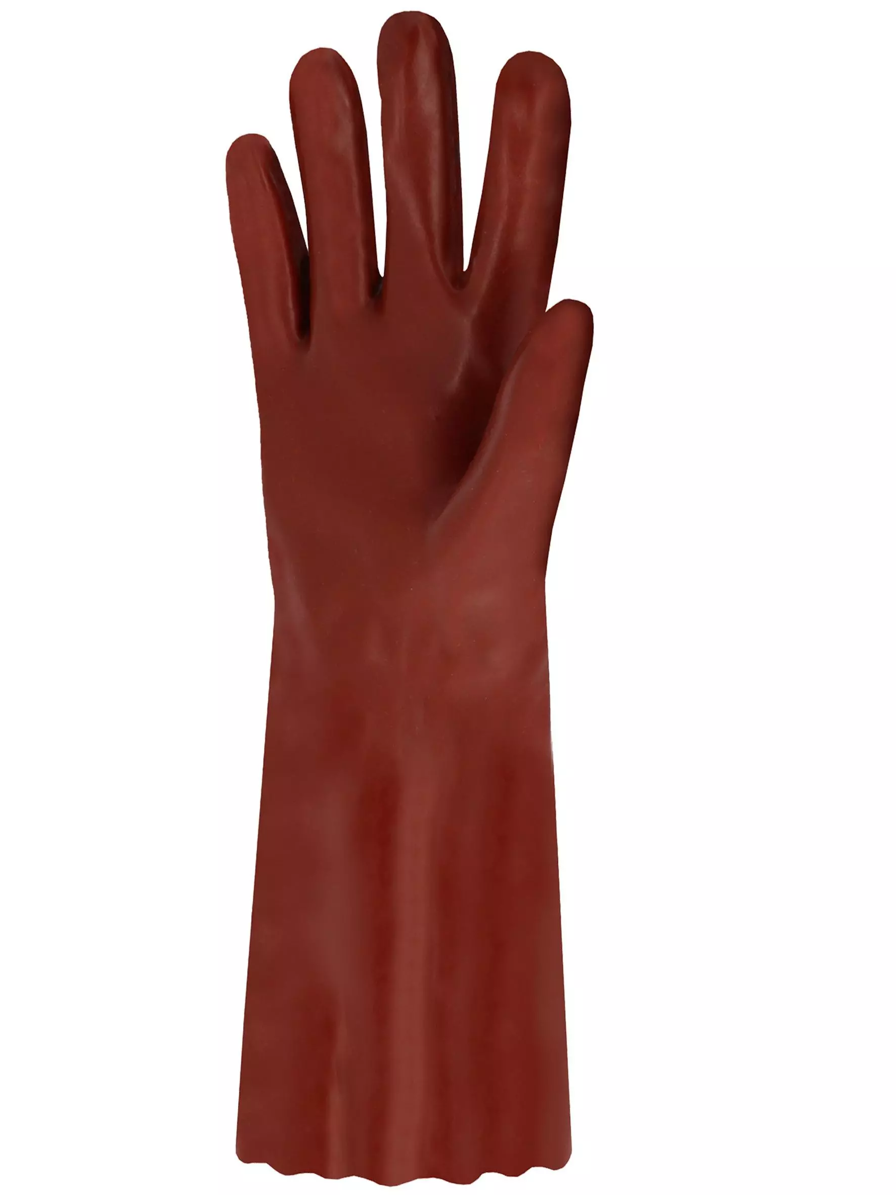 Singer Safety PVC740, PVC Chemical Resistant Gloves, 400 mm, Red, image 2