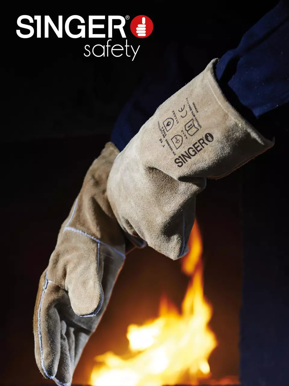 Singer Safety 51SOUD, Welding Gloves, image 4, gallery thumbnail