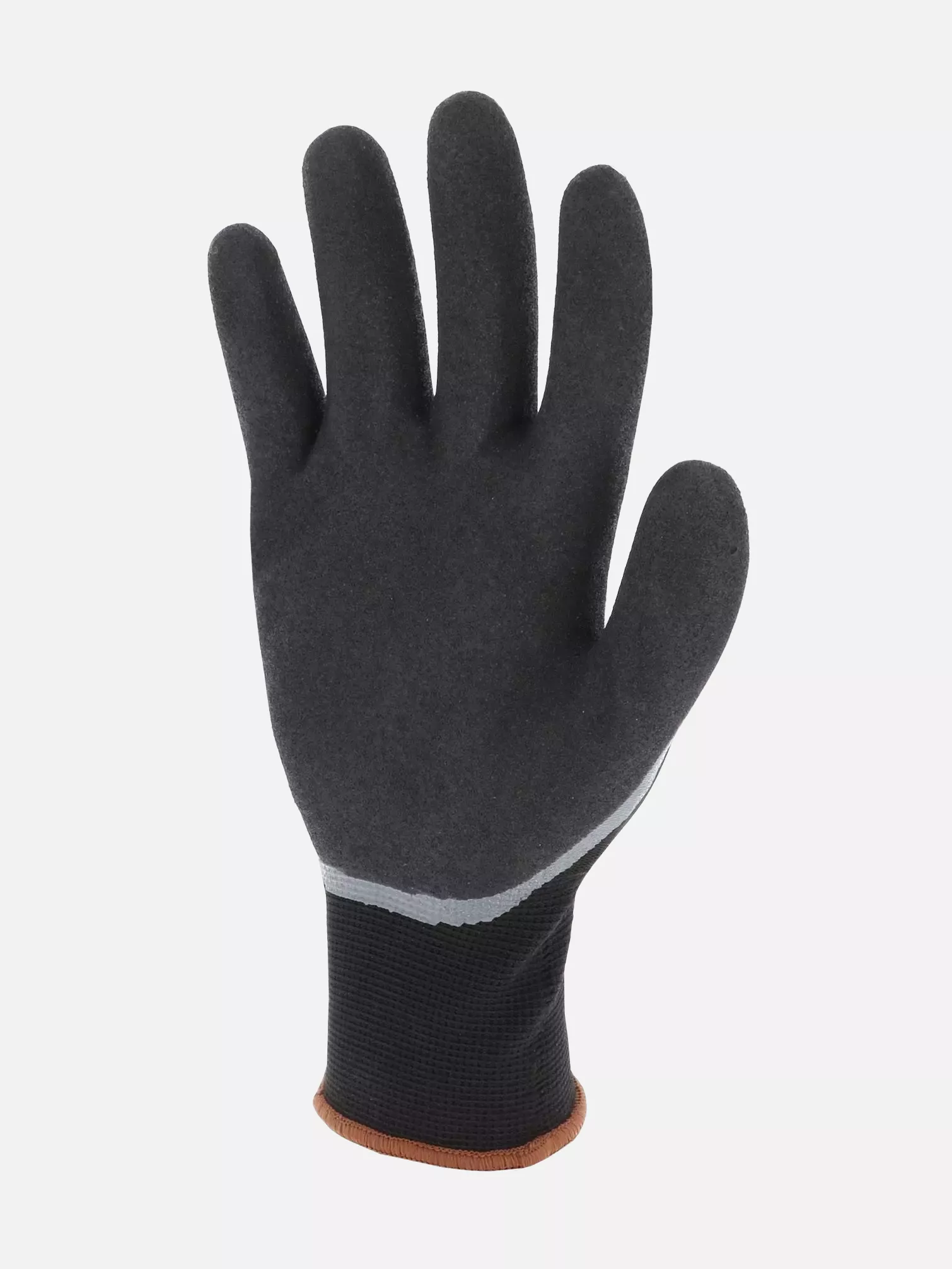 Singer Safety CGRIP157, Nitrile Coated Nylon Gloves, Size 7, Black/Grey, image 2