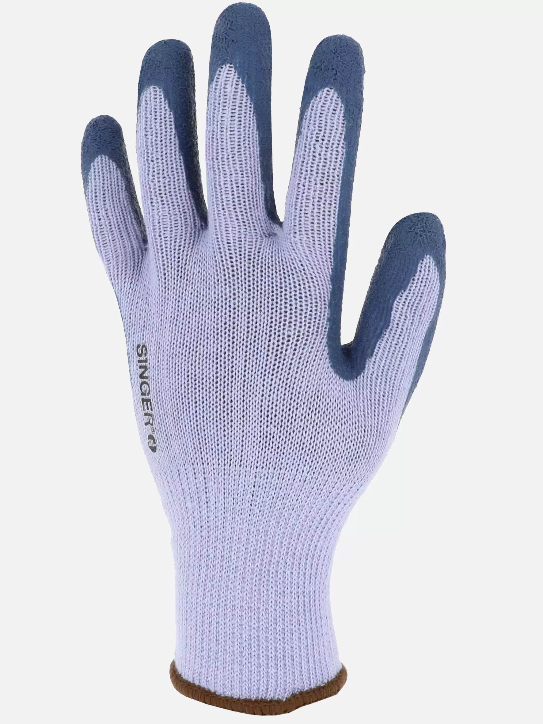 Singer Safety TAC10BL, Latex Coated Gloves, Blue, image 3