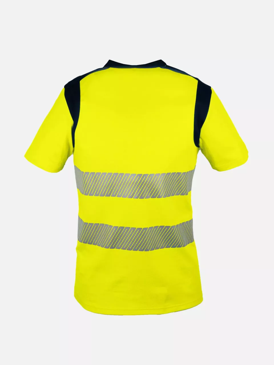 Singer Safety SUCA, High Visibility T-Shirt, Yellow/Navy Blue, image 3, gallery thumbnail