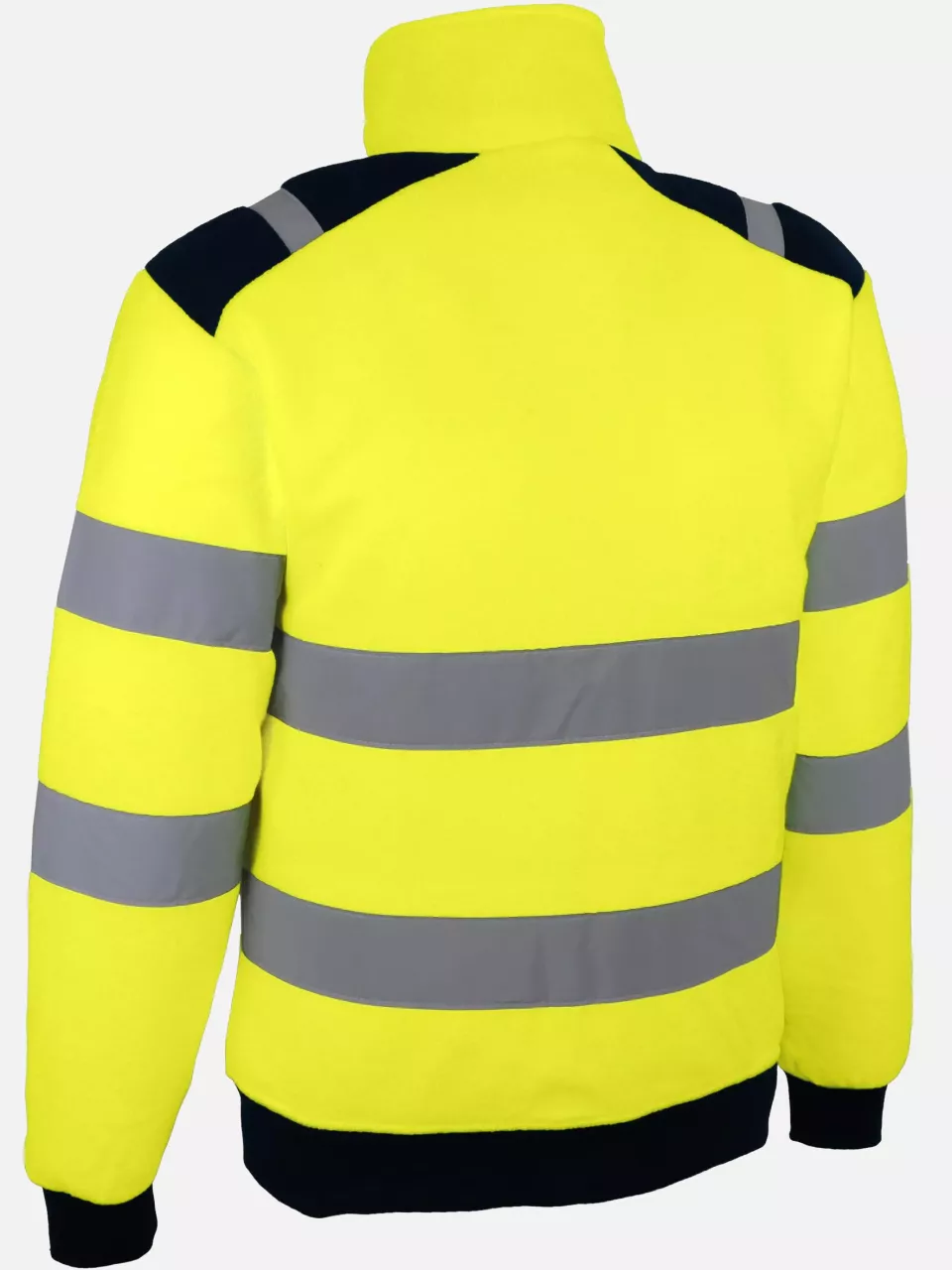 Singer Safety POLGA, High Visibility Jacket, Yellow/Navy Blue, image 2, gallery thumbnail
