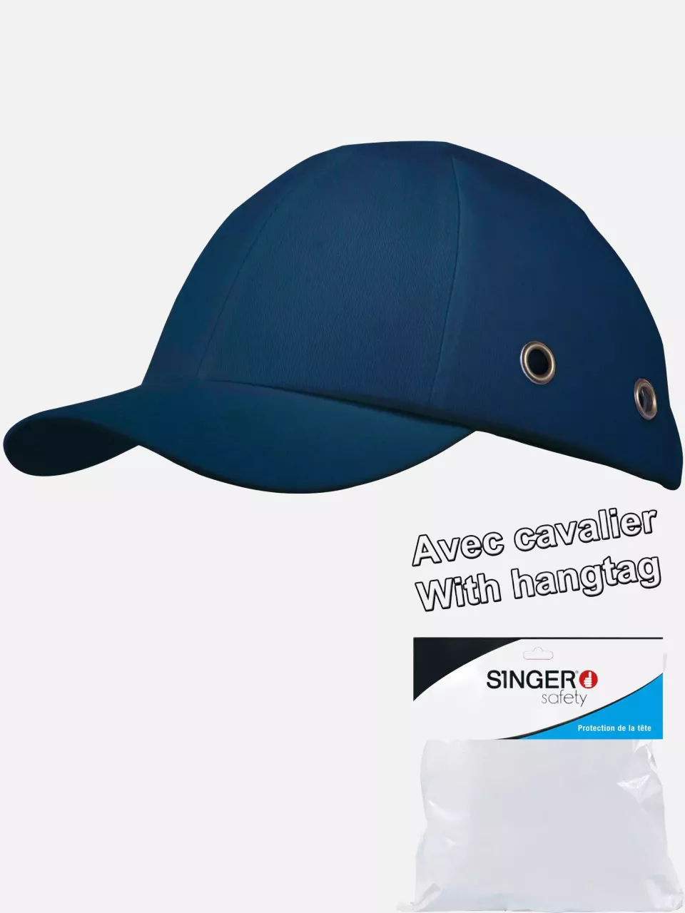 Singer Safety CHG913B, Bump Cap, Blue, image 1, gallery thumbnail
