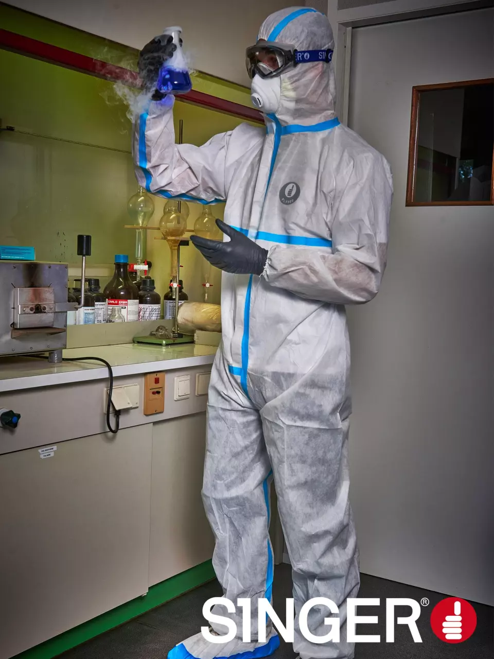 Singer Safety PLY500, Chemical Protective Coverall, image 2, gallery thumbnail