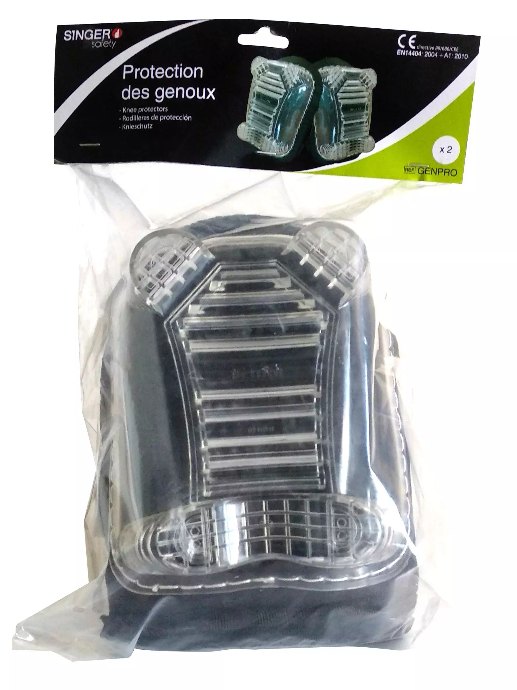 Singer Safety GENPRO, Protective Knee Pads, 24 x 16 cm, Black, image 3