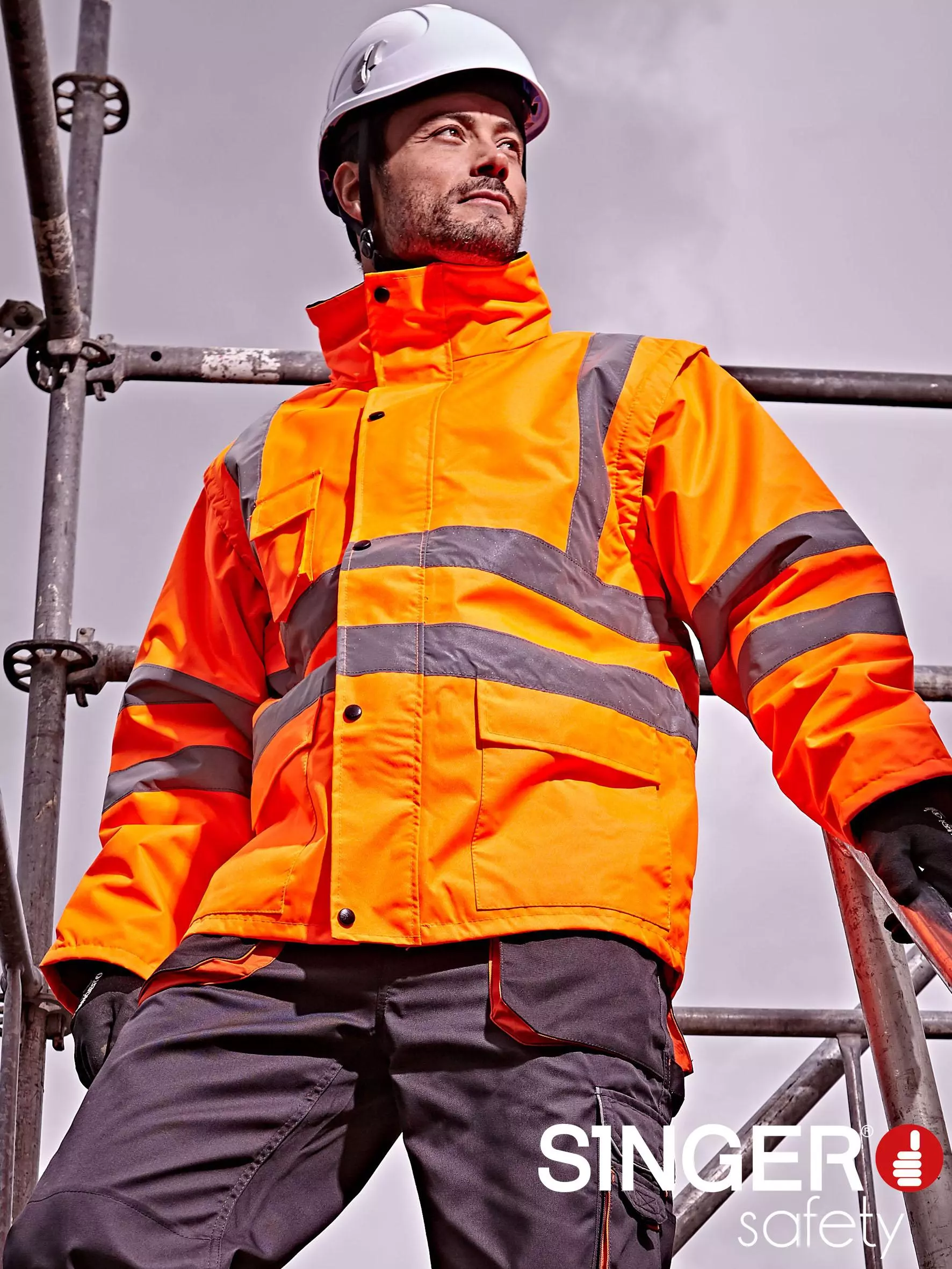 Singer Safety VIENO, High Visibility Bomber Jacket, image 2