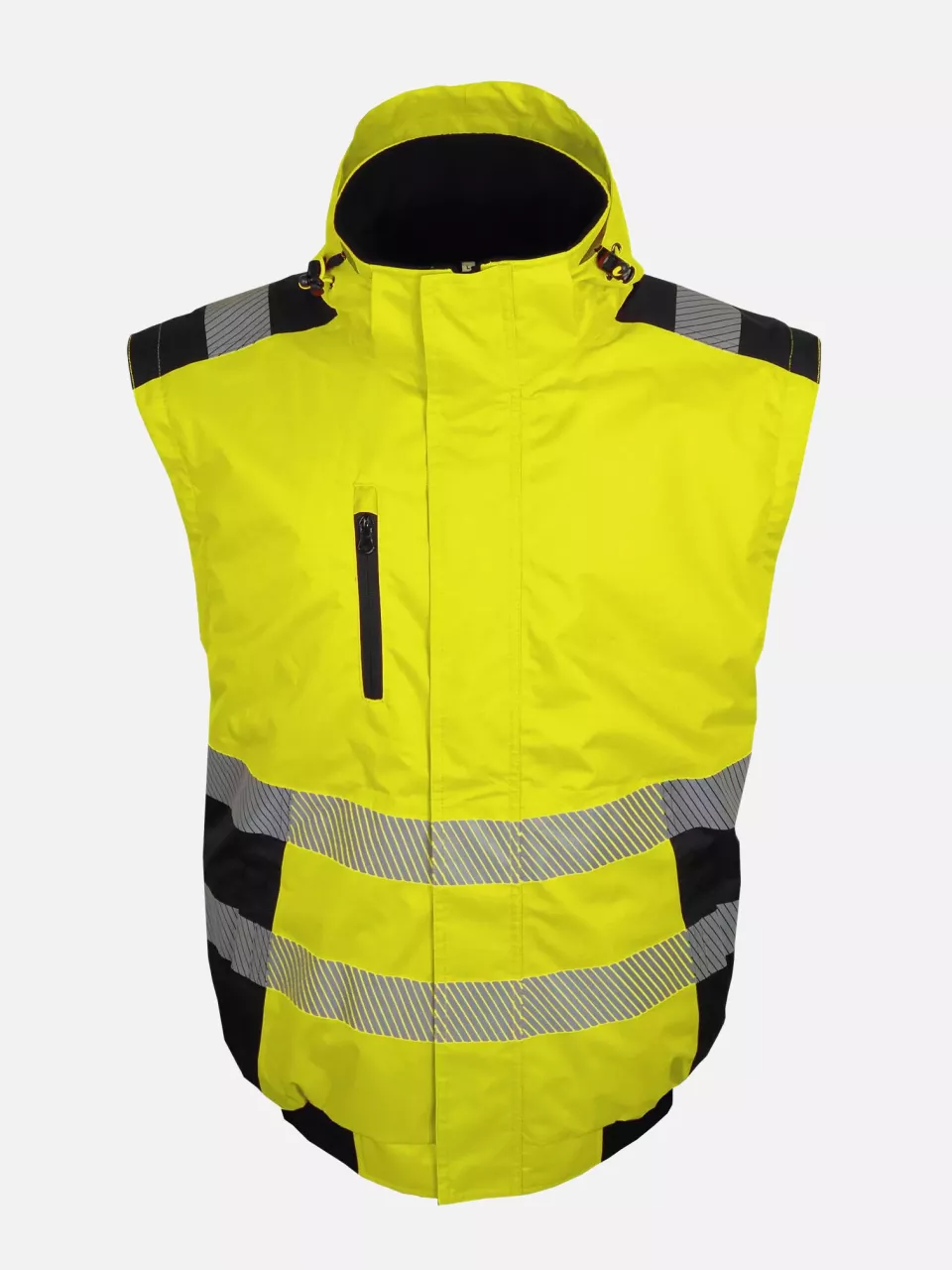 Singer Safety BRAVA, High Visibility Bomber Jacket, Yellow/Black, image 6, gallery thumbnail