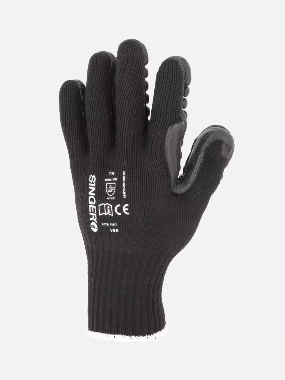 Singer Safety CVBR, Vibration Resistant Gloves, Black, image 1, gallery thumbnail