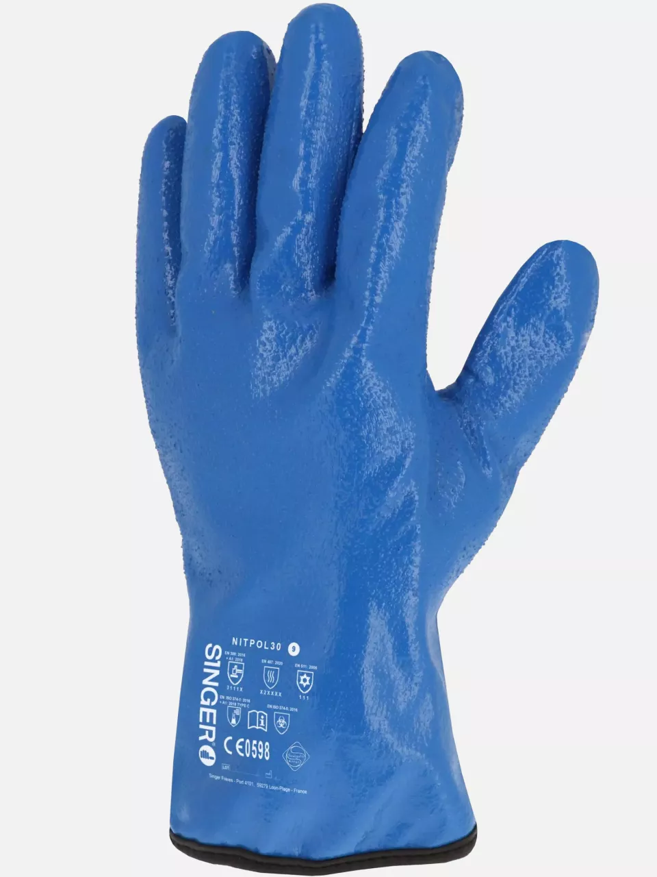Singer Safety NITPOL30, Nitrile Coated Gloves, image 3, gallery thumbnail