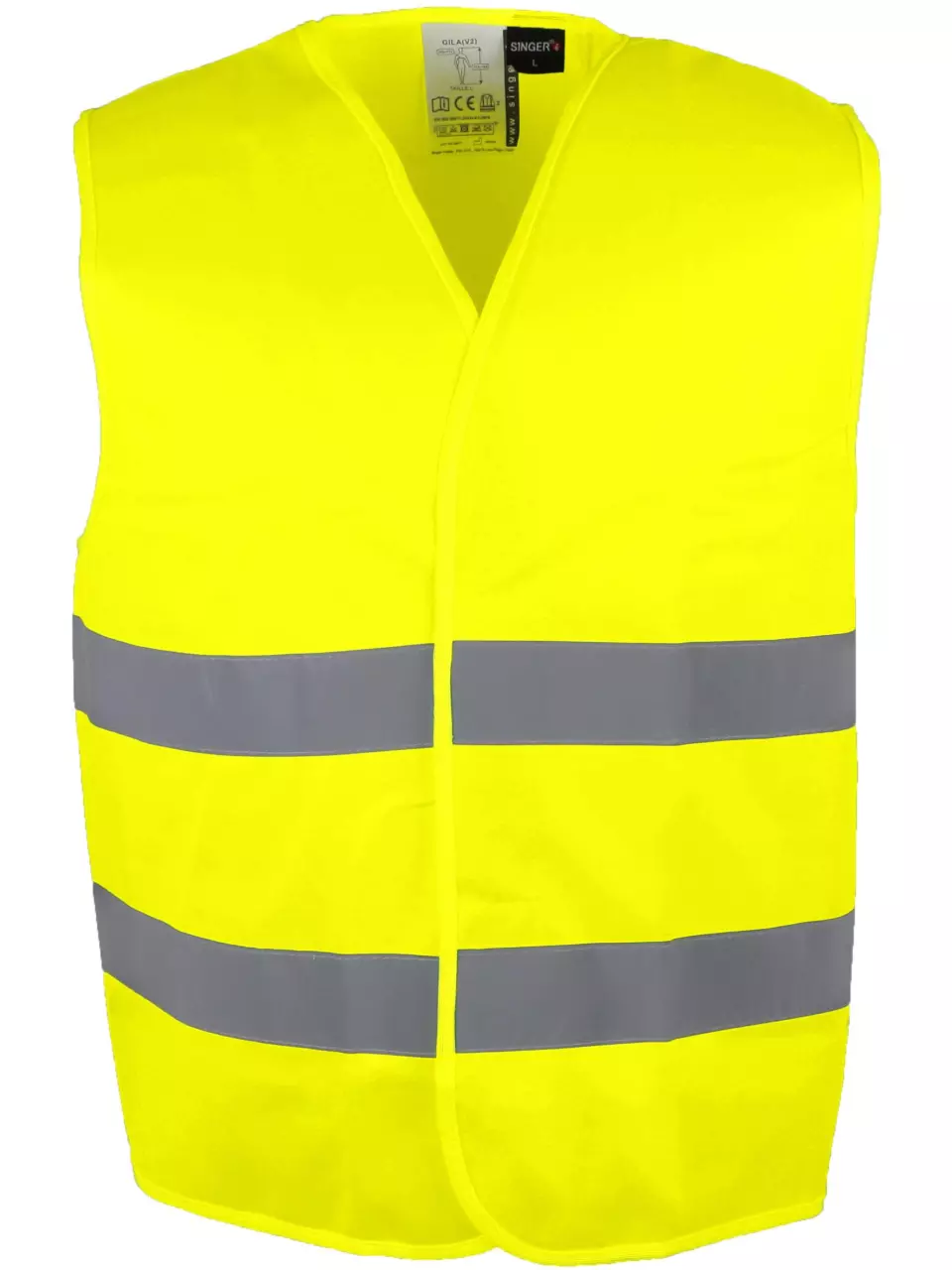 Singer Safety GILA, Warnschutzweste, Gelb, image 3, gallery thumbnail