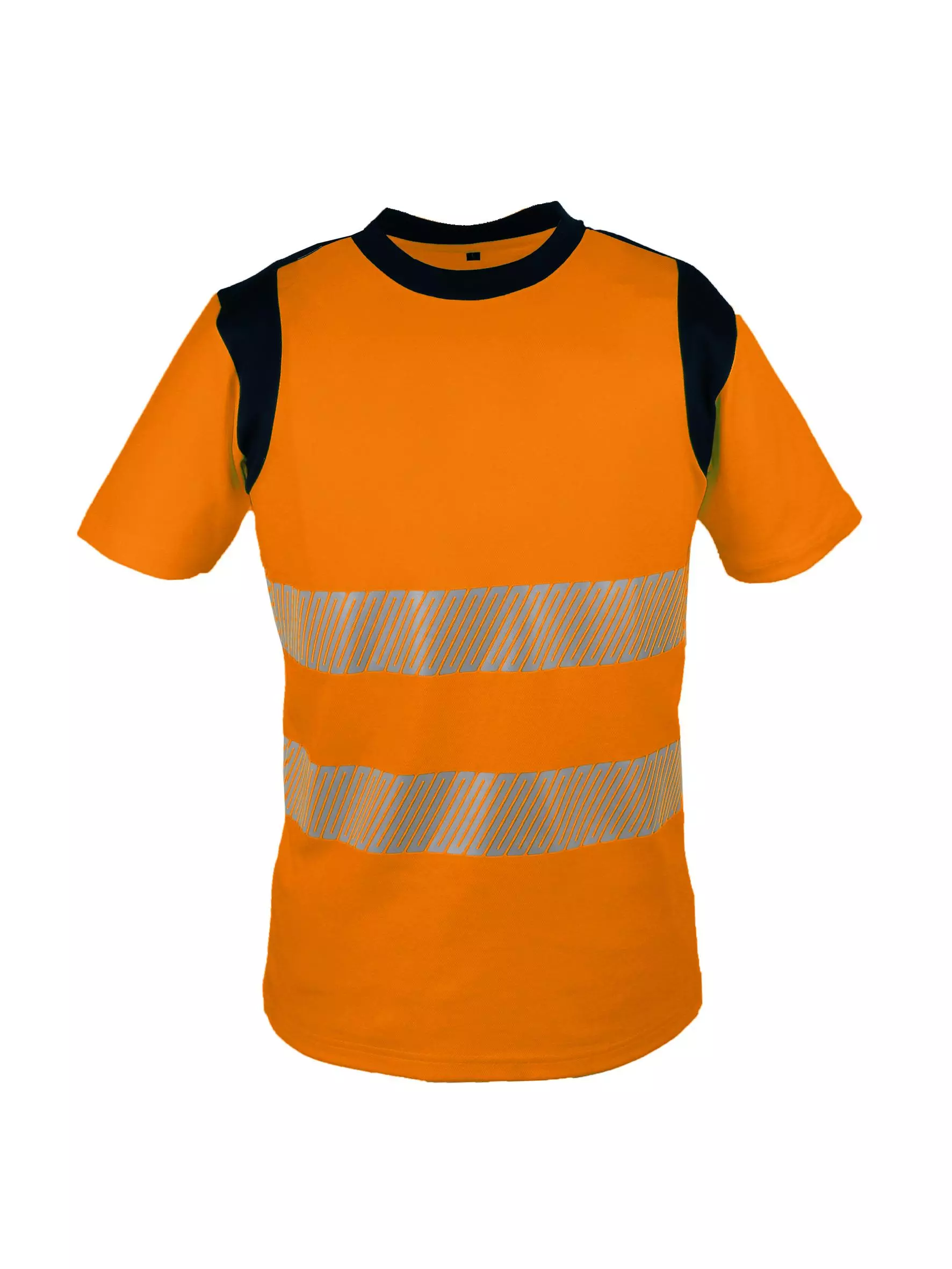 Singer Safety SUCO, Warnschutz-T-Shirt, Orange/Marineblau, image 2