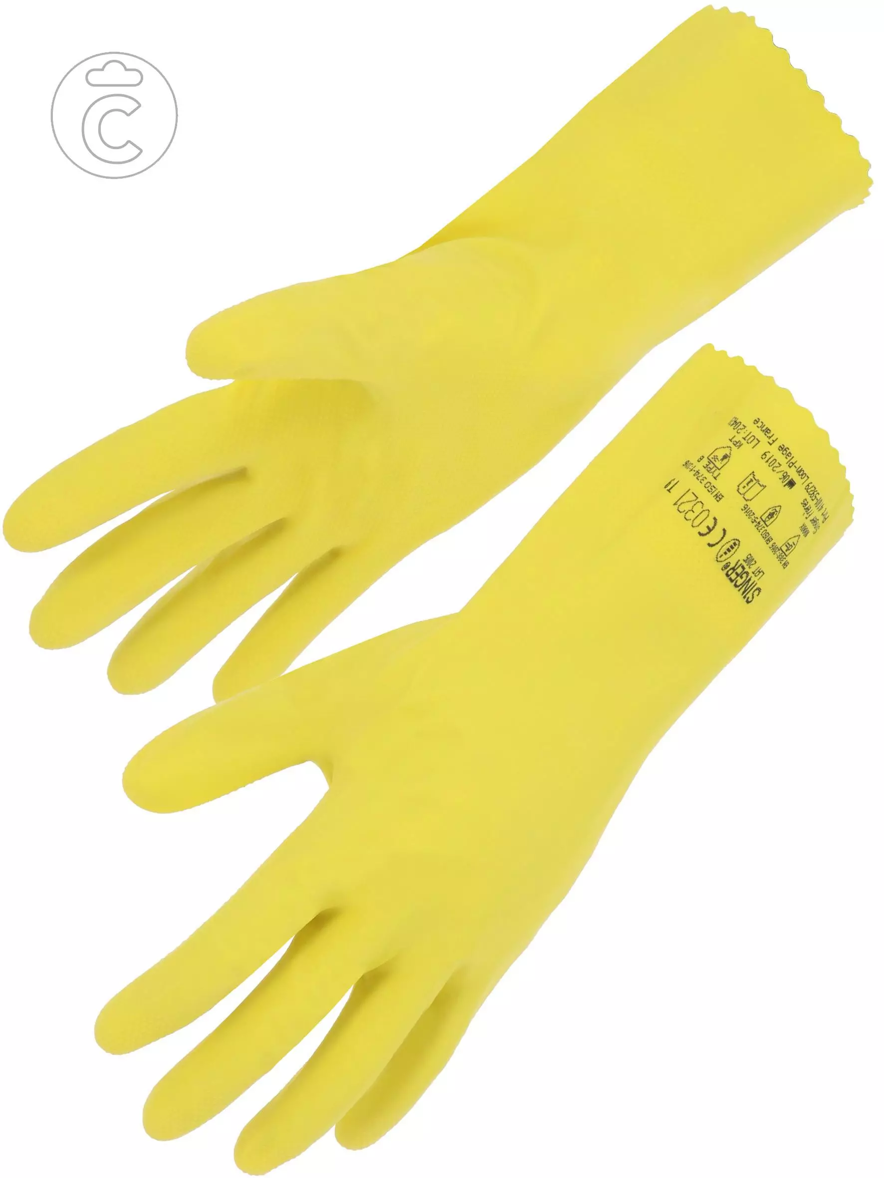 Singer Safety LAT2005, Protective Gloves, Yellow, image 1