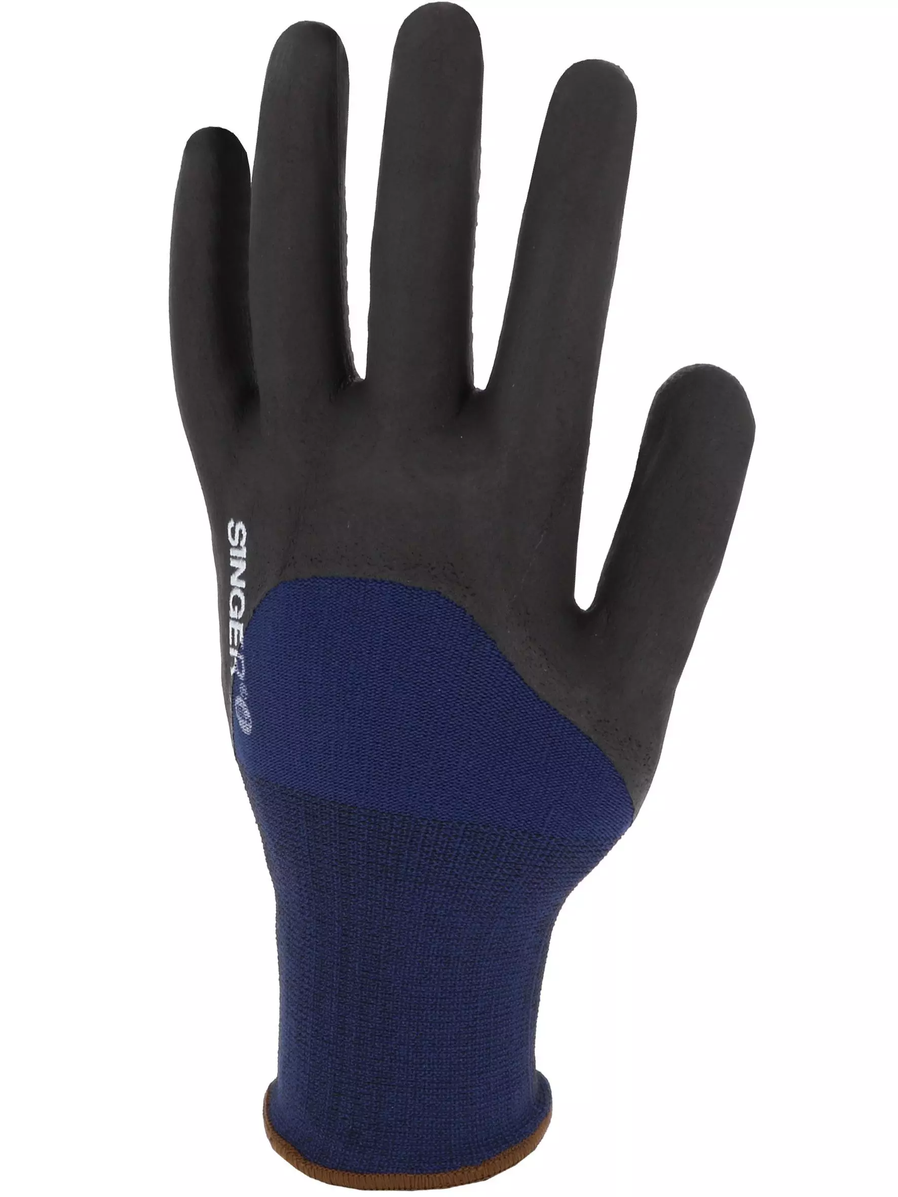 Singer Safety PER134, Nitrilschaum-beschichtete Handschuhe, Schwarz/Blau, image 3