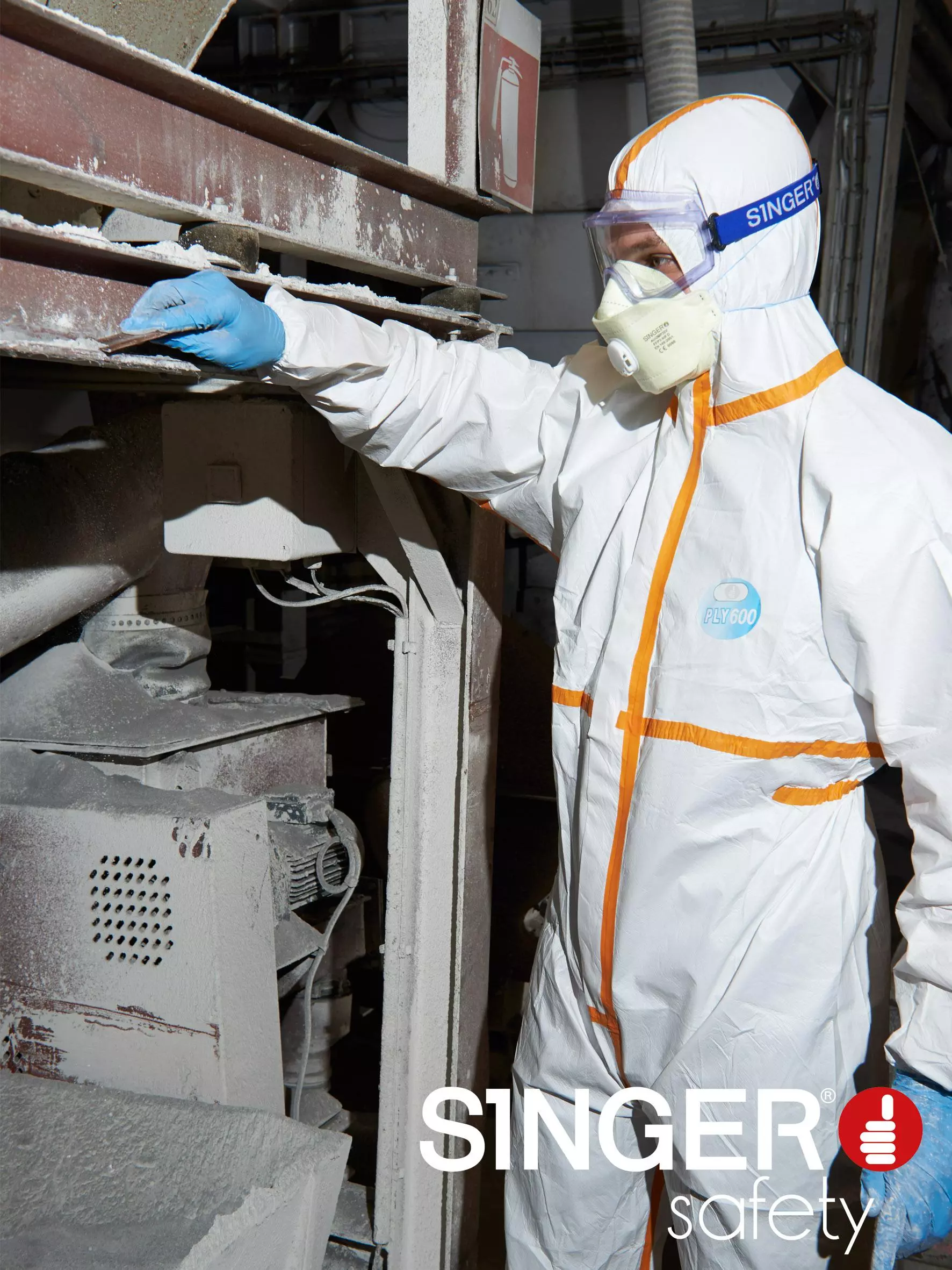Singer Safety PLY600, Chemical Protective Coverall, image 3