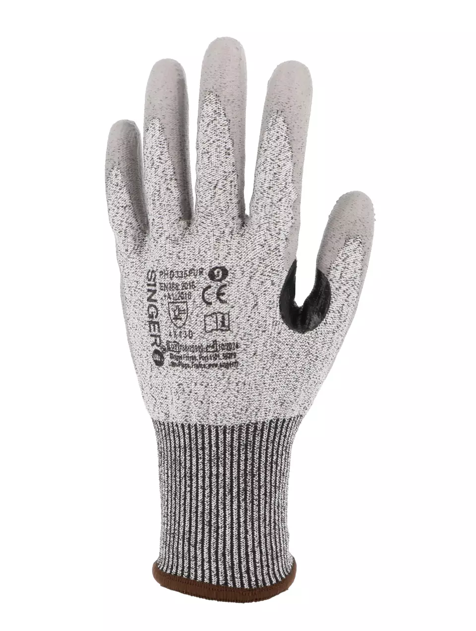 Singer Safety PHD335PUR, Coated Cut Resistant Gloves, image 1, gallery thumbnail