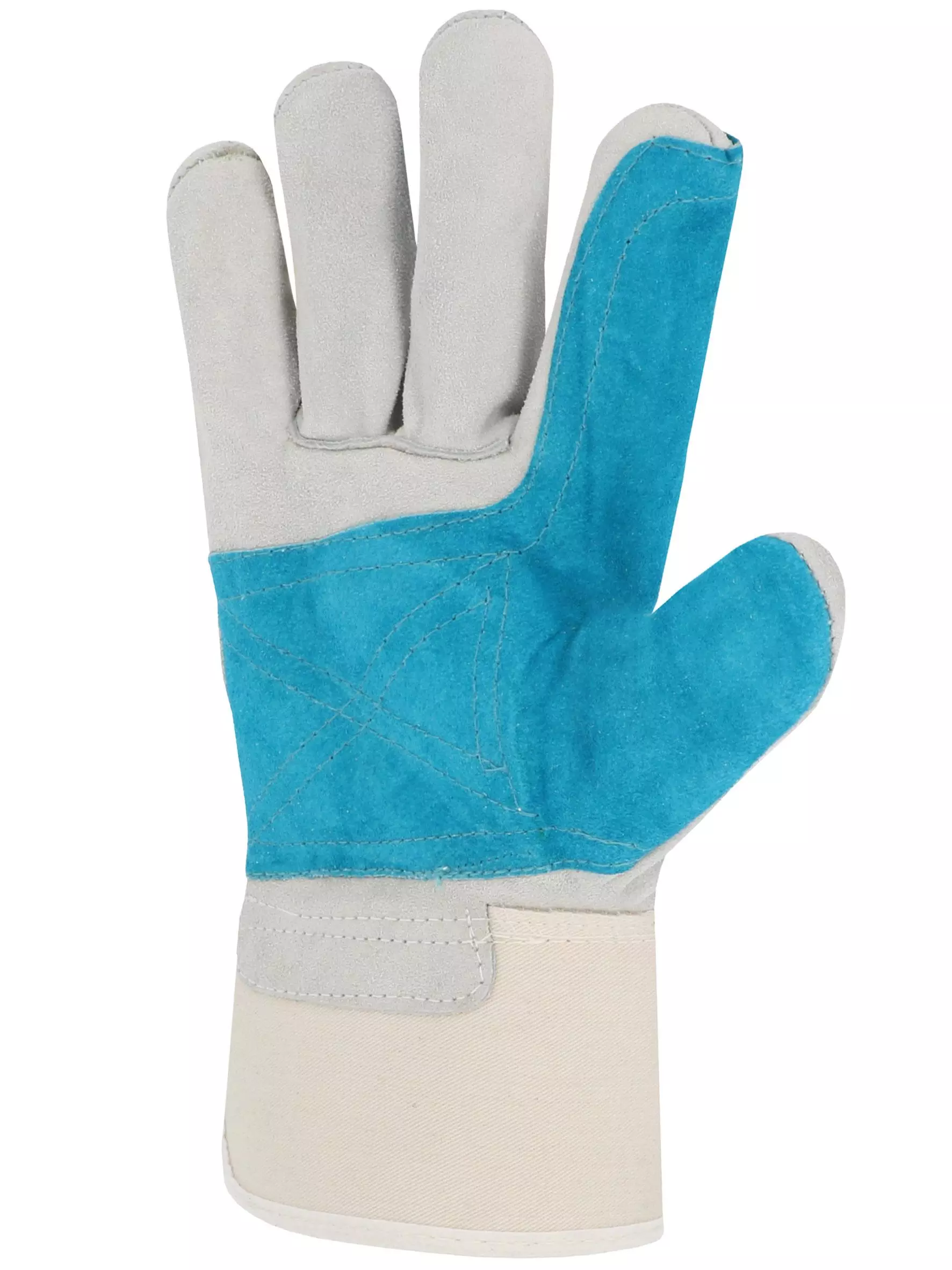 Singer Safety 501SGRSVJ, Lederhandschuhe, Grau/Grün, Größe 10, image 2