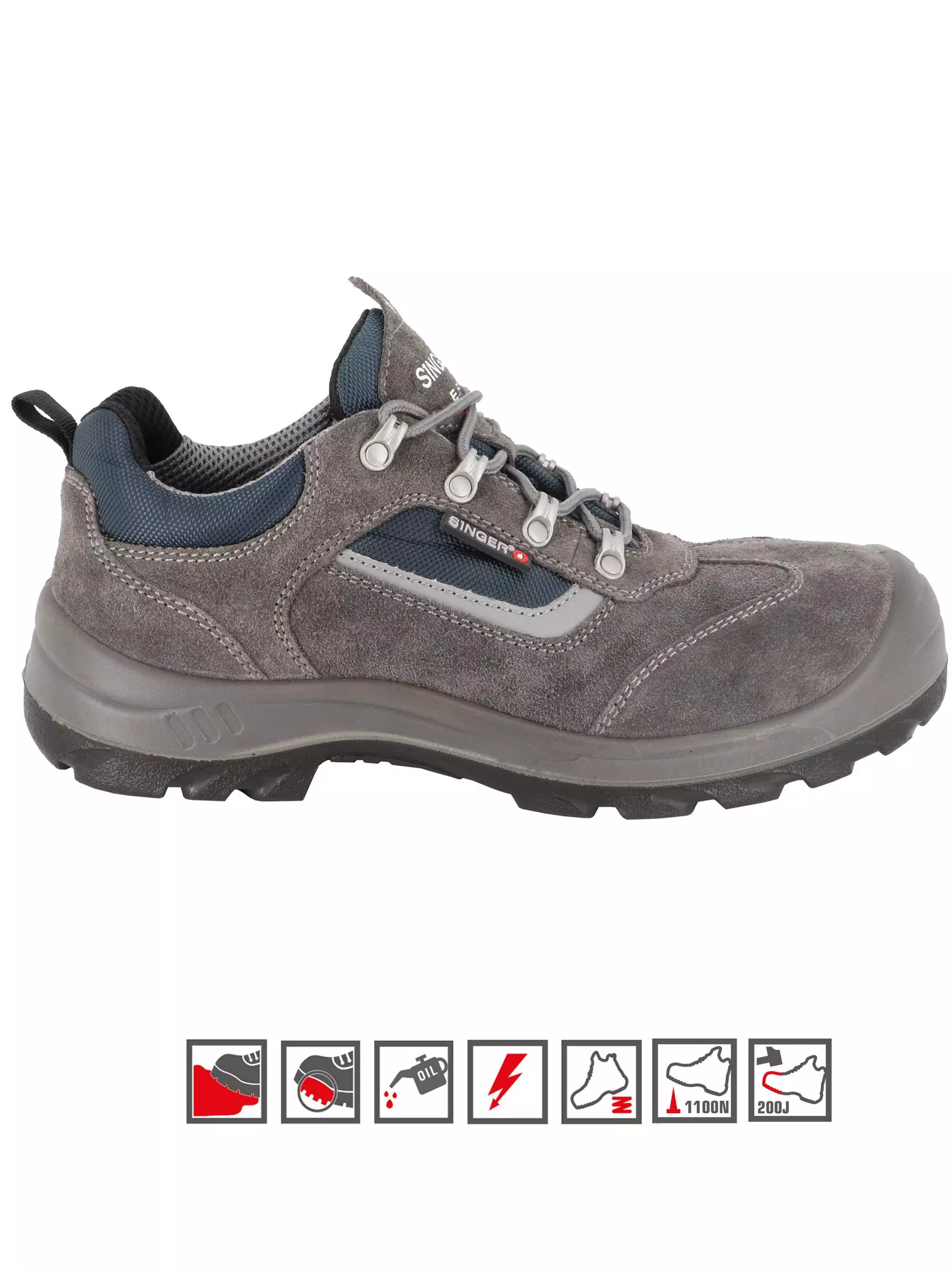 Singer Safety ALBI, Low Cut Safety Shoe, S1PL FO SR, image 3