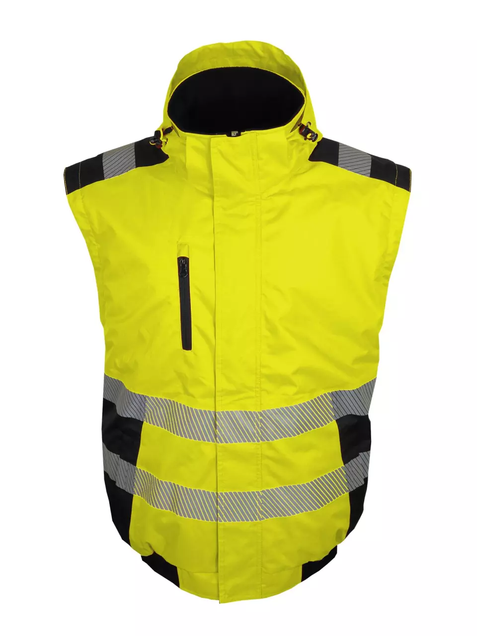 Singer Safety BRAVA, High Visibility Bomber Jacket, Yellow/Black, image 6, gallery thumbnail