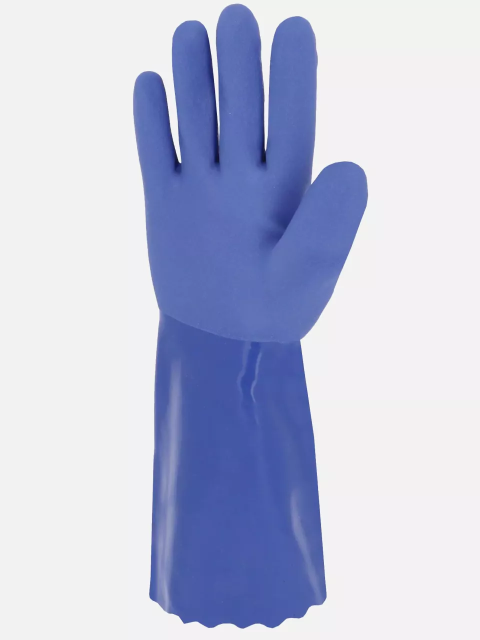 Singer Safety PVC535K, PVC Coated Gloves, 350 mm, Blue, image 2, gallery thumbnail