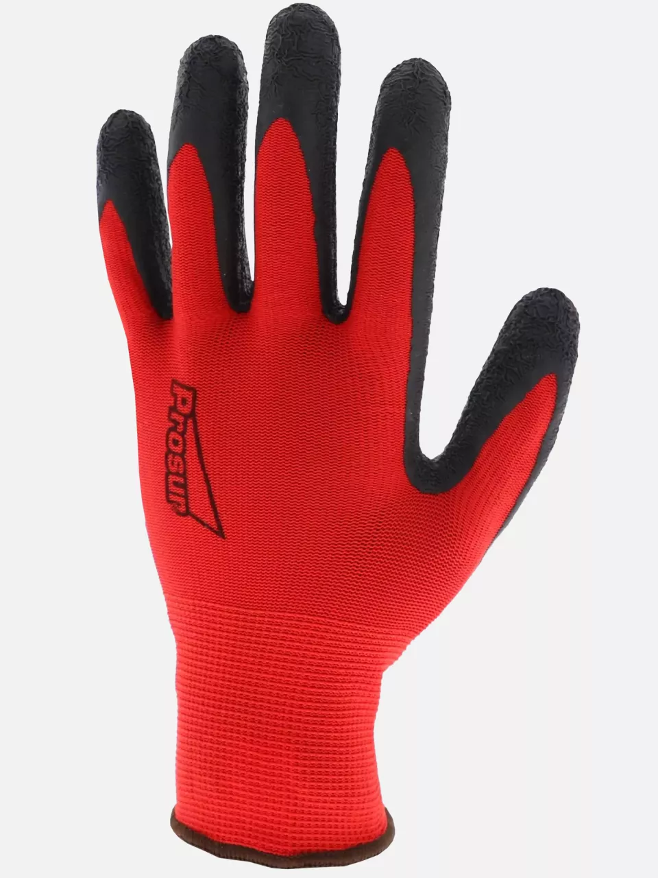 Singer Safety PER73LAT, Crinkle Latex Gloves, Red/Black, image 3, gallery thumbnail