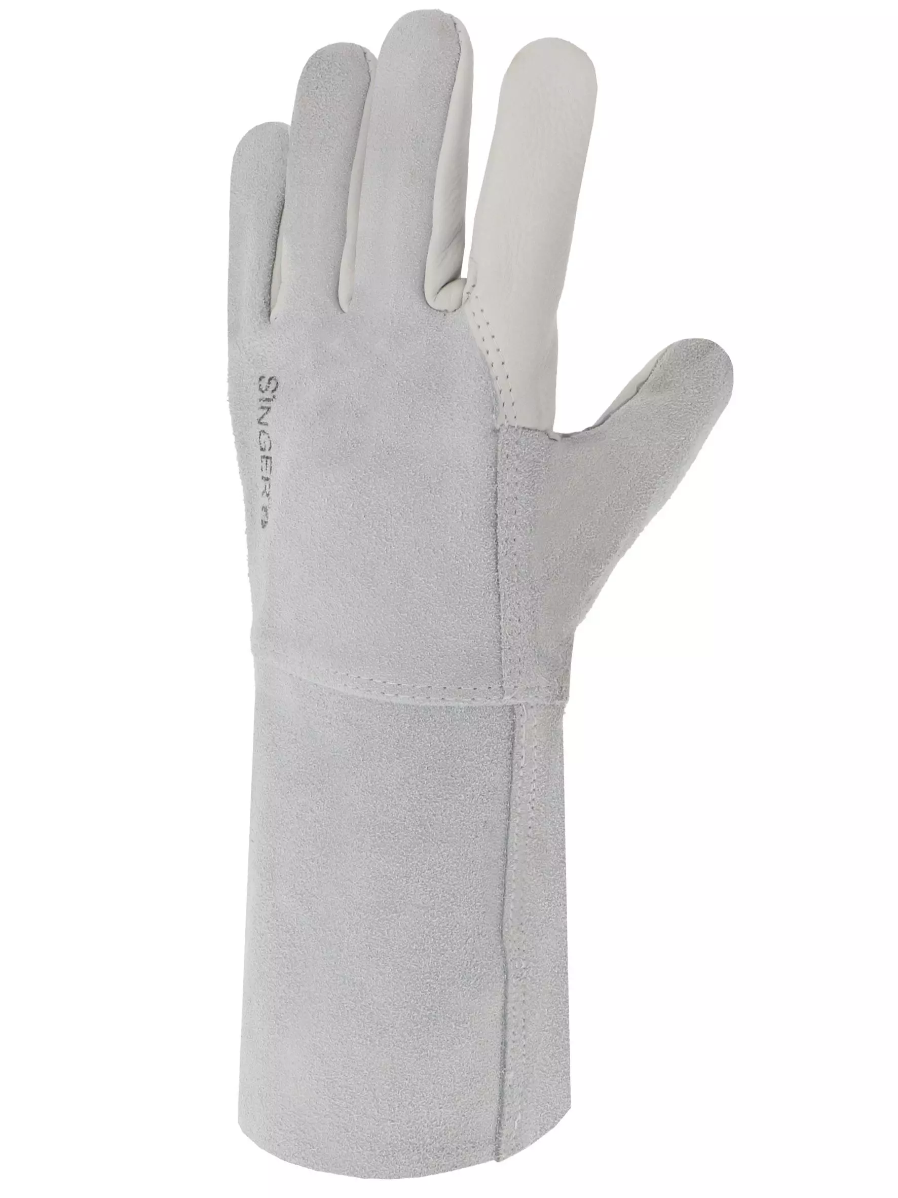 Singer Safety 51GS15, Welding Gloves, Size 10, Grey, image 3