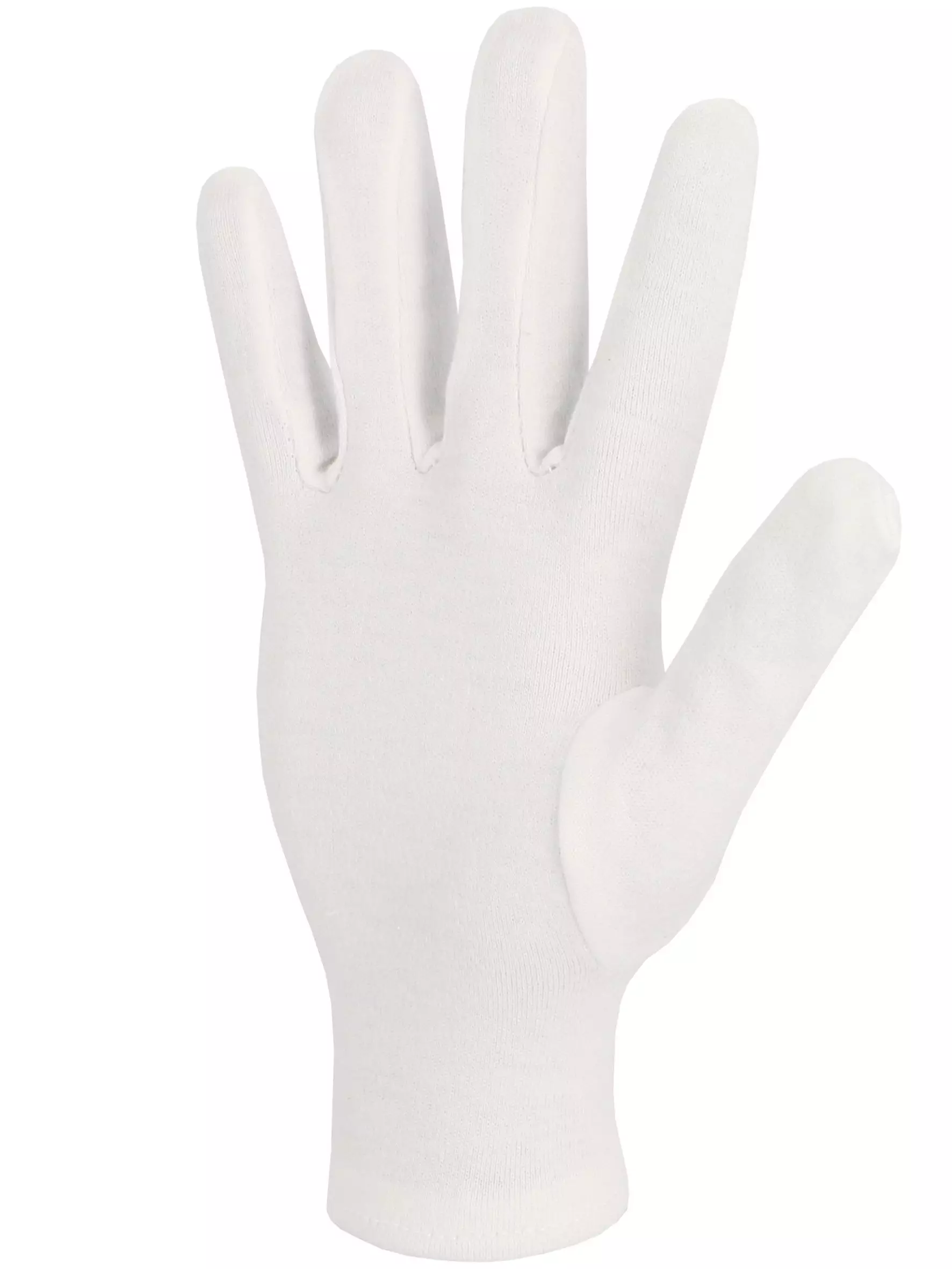 Singer Safety JB10009, Cotton Gloves, Size 9, White, image 2