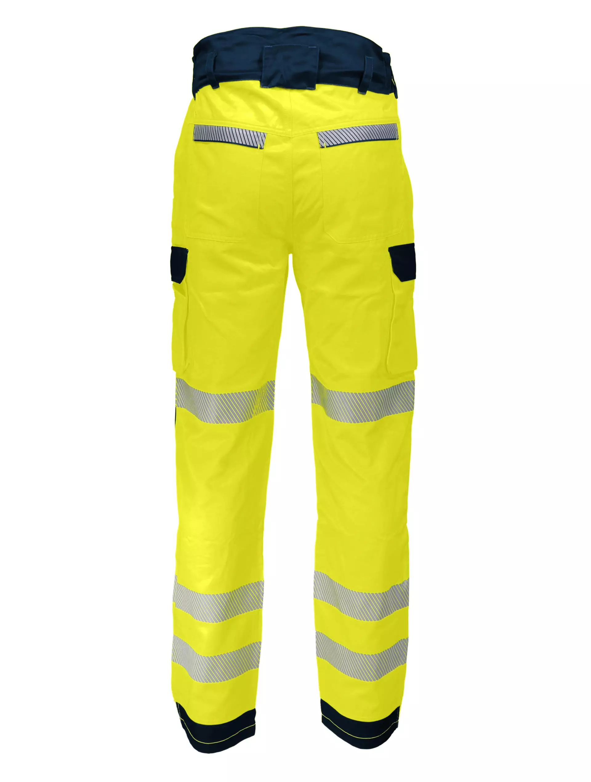 Singer Safety PILAM, High Visibility Work Trousers, Yellow/Navy Blue, image 4