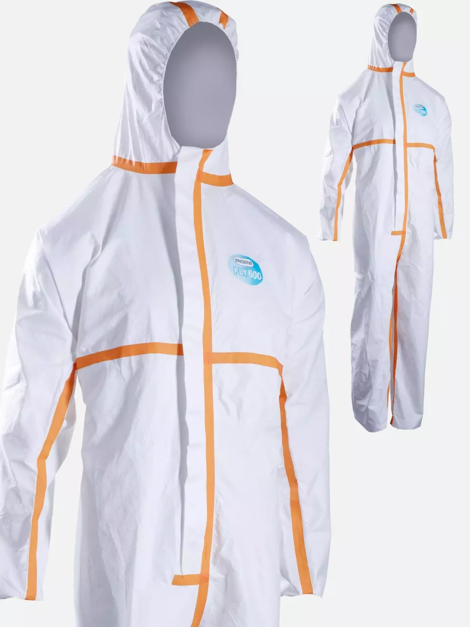 Singer Safety PLY600, Chemical Protective Coverall, image 1, gallery thumbnail