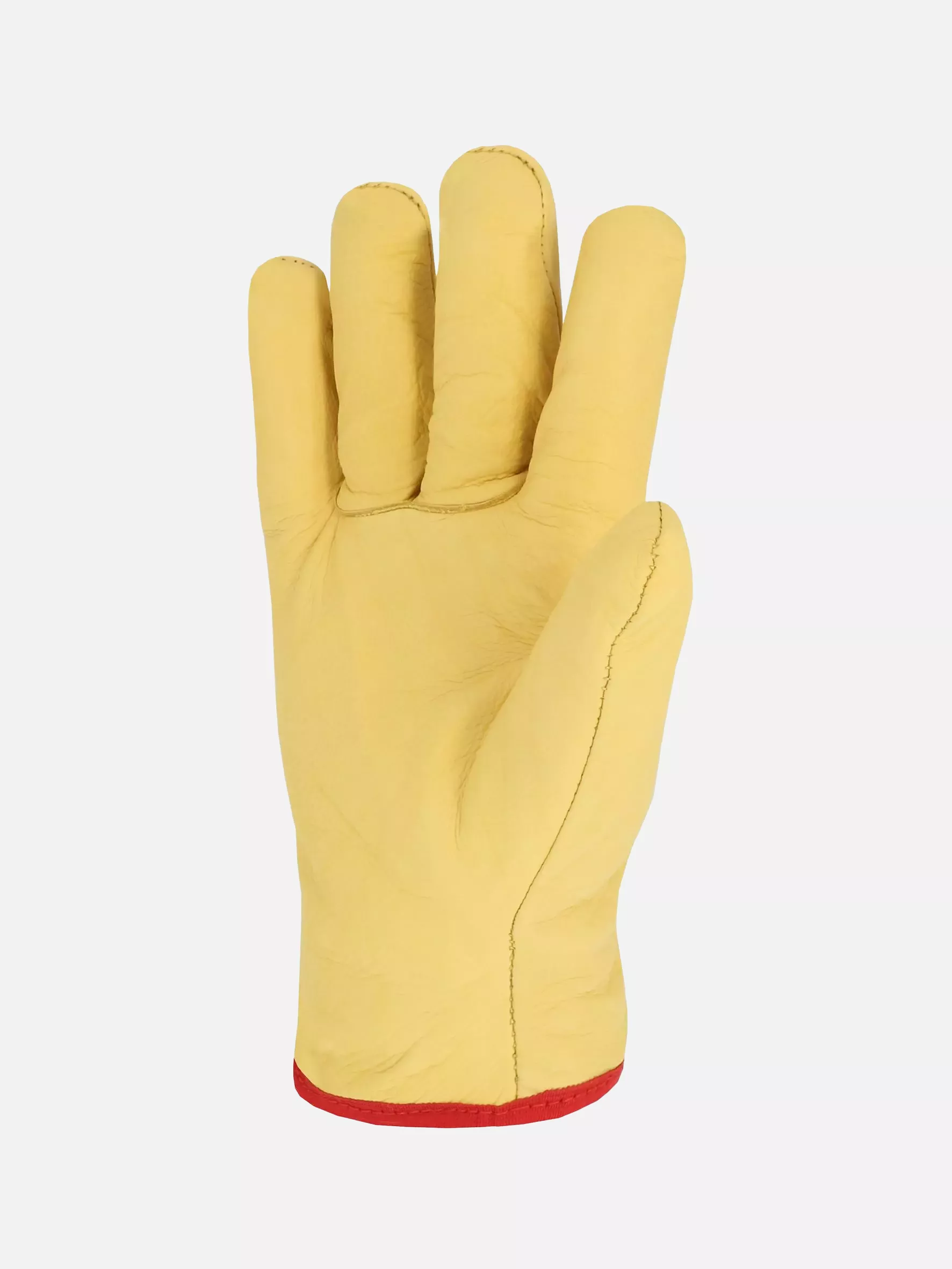 Singer Safety C56GYPA, Leather Work Gloves, Size 10, Yellow, image 2