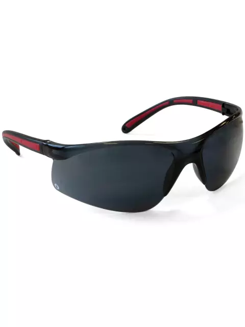 Singer Safety Safety Spectacles, Smoked Lens, Red/Black