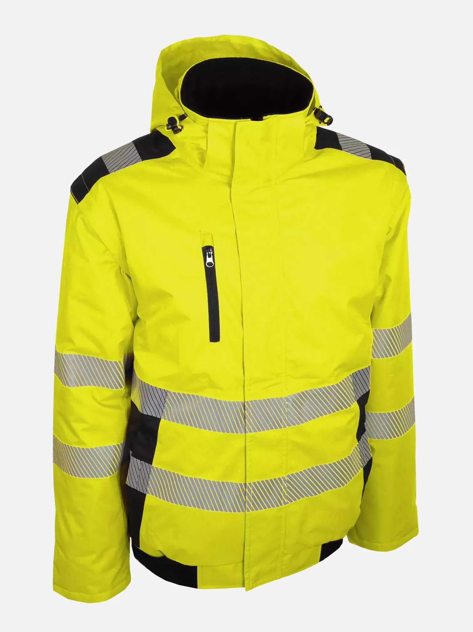 Singer Safety BRAVA, High Visibility Bomber Jacket, Yellow/Black, image 1