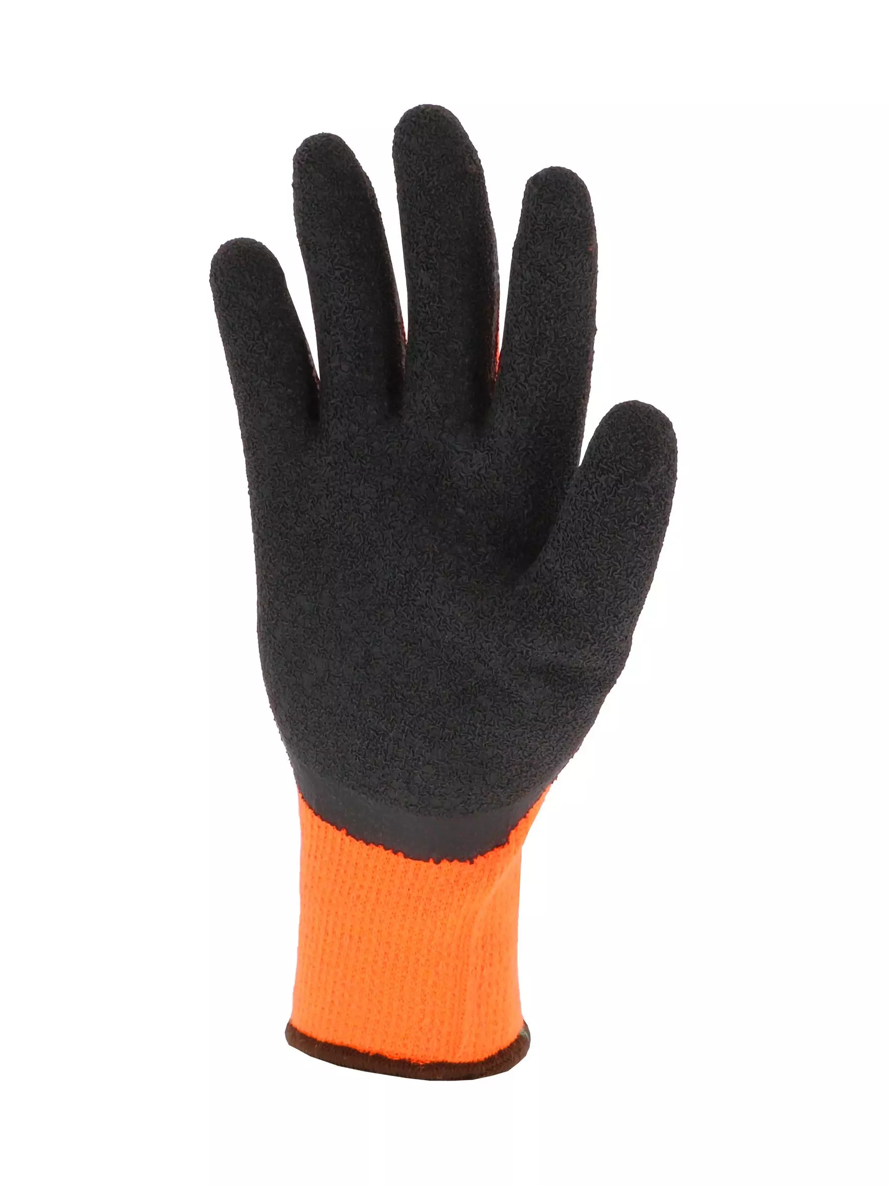 Singer Safety CTAC30R, Latex Coated Gloves, Orange/Black, image 2