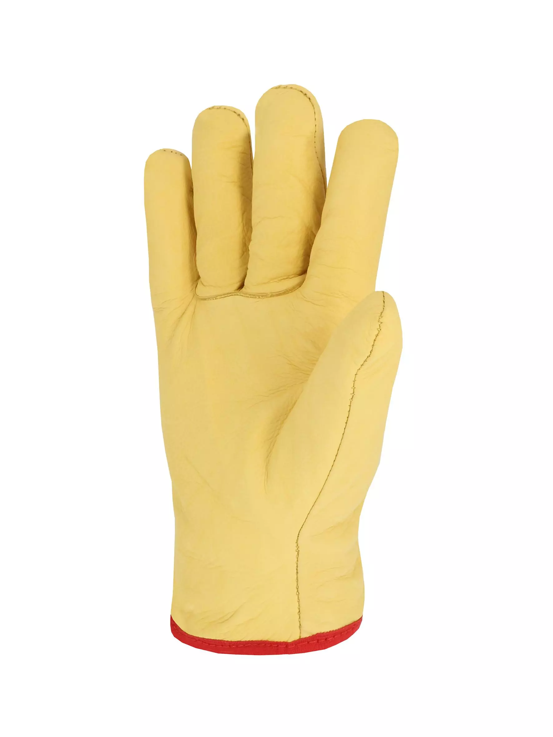Singer Safety C56GYPA, Leather Work Gloves, Size 10, Yellow, image 2