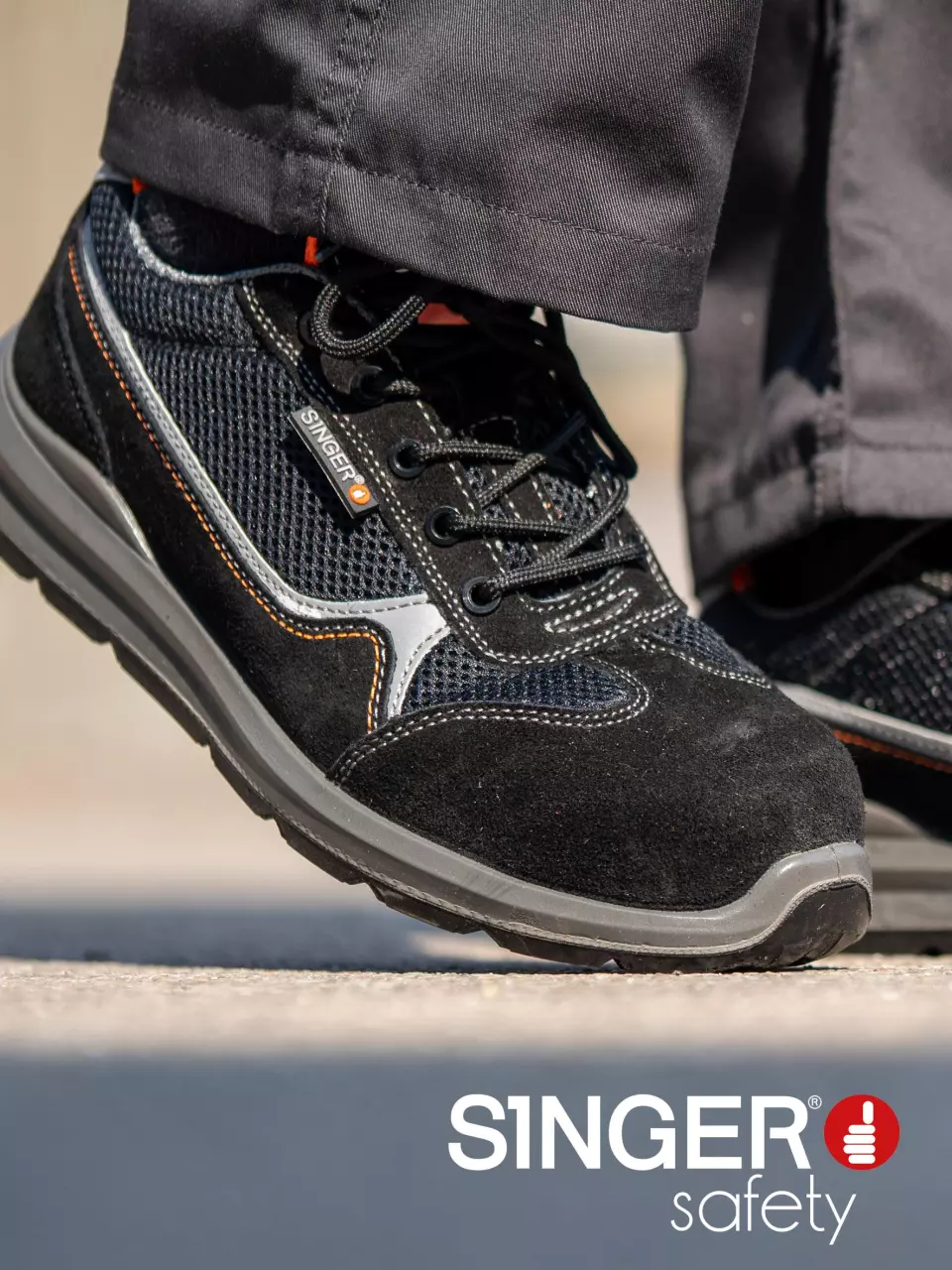 Singer Safety GENES, Low Cut Safety Shoe, S1PL, image 3, gallery thumbnail