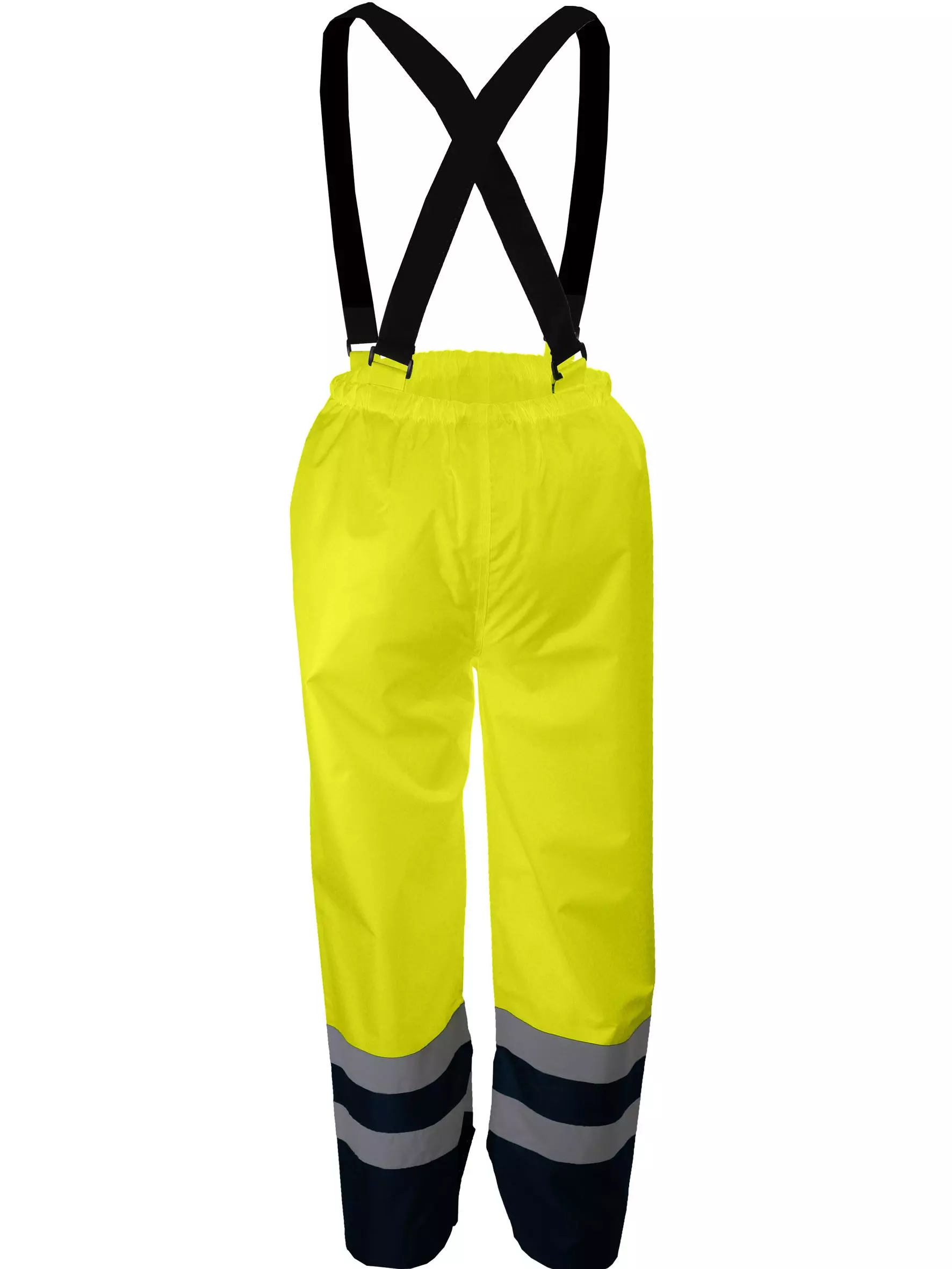 Singer Safety PIVA, High Visibility Bib Pant, Yellow/Navy Blue, image 4