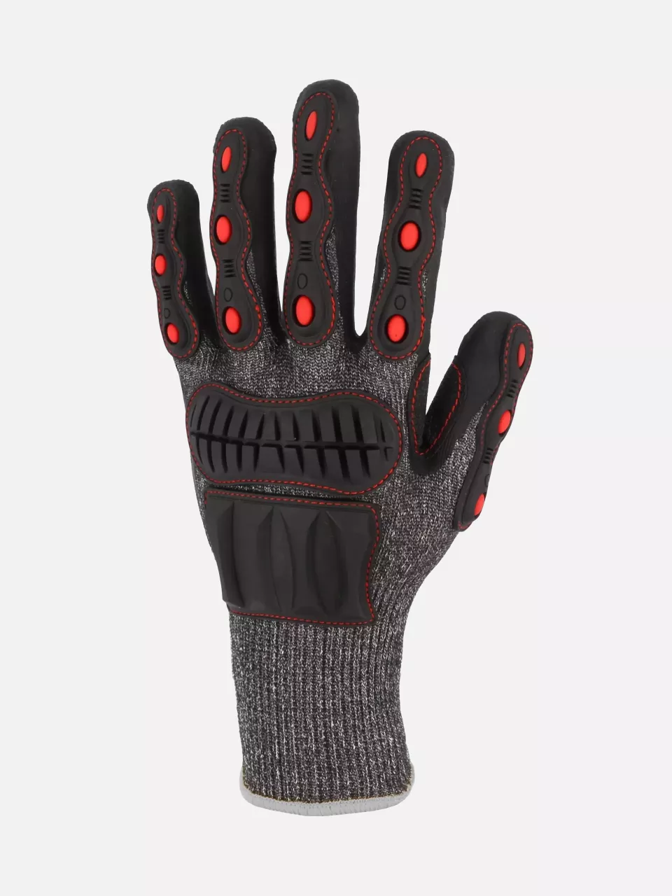 Singer Safety CPHS500P, Cut Resistant Gloves, Black/Red, image 1, gallery thumbnail