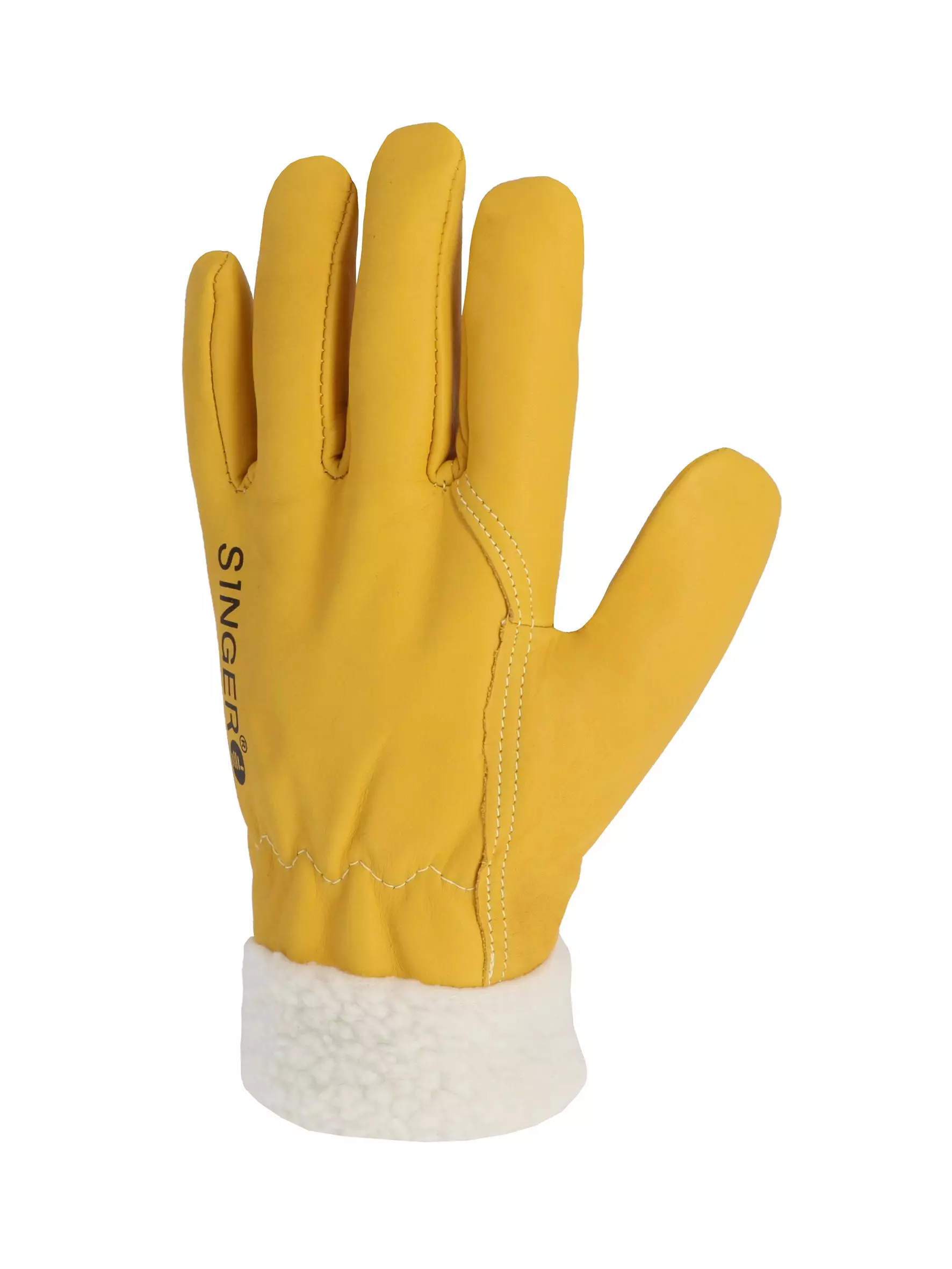 Singer Safety CFJORD, Leather Gloves, Yellow