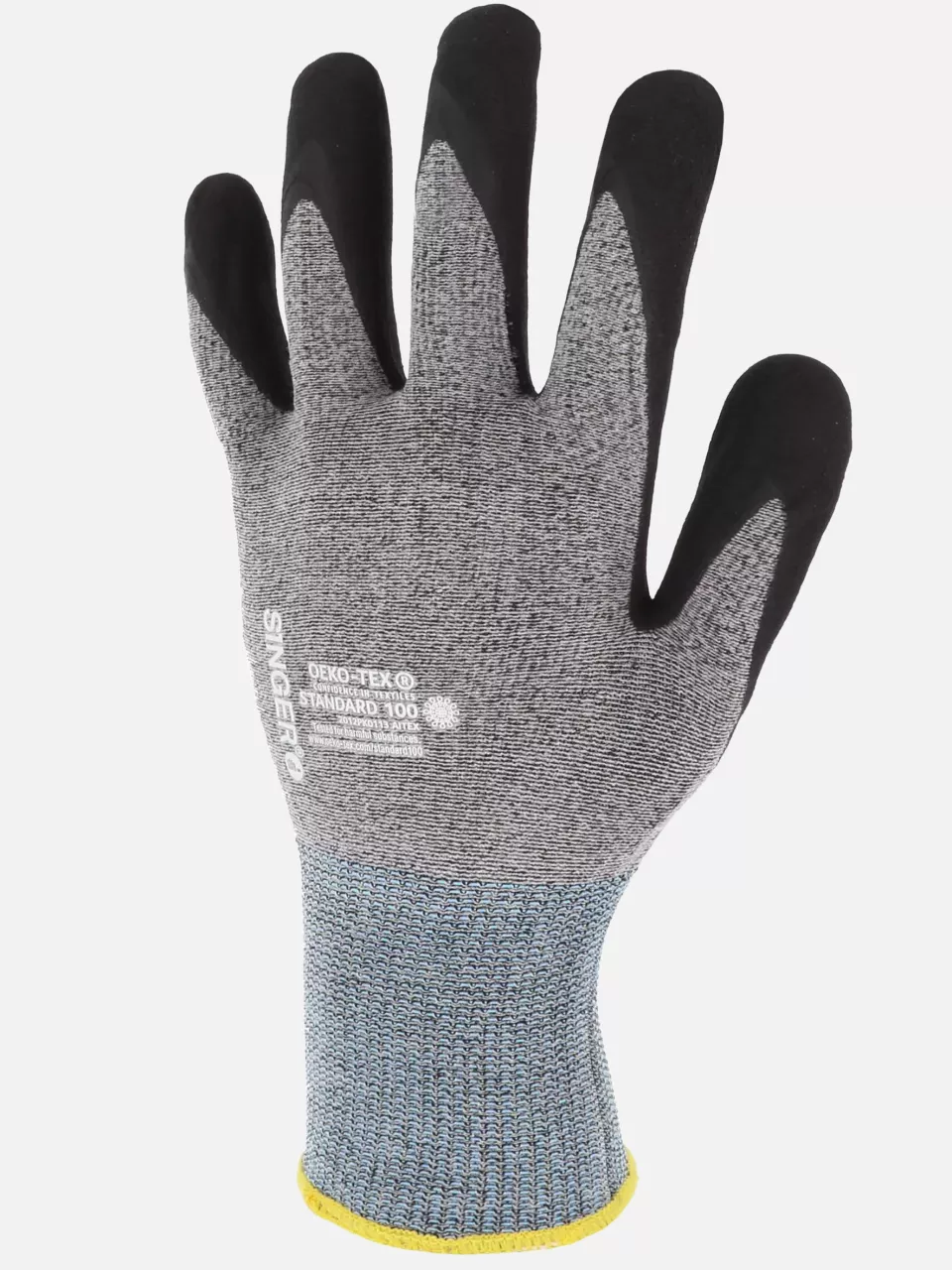 Singer Safety NYMFIT00, Nitrile Foam Coated Gloves, image 3, gallery thumbnail