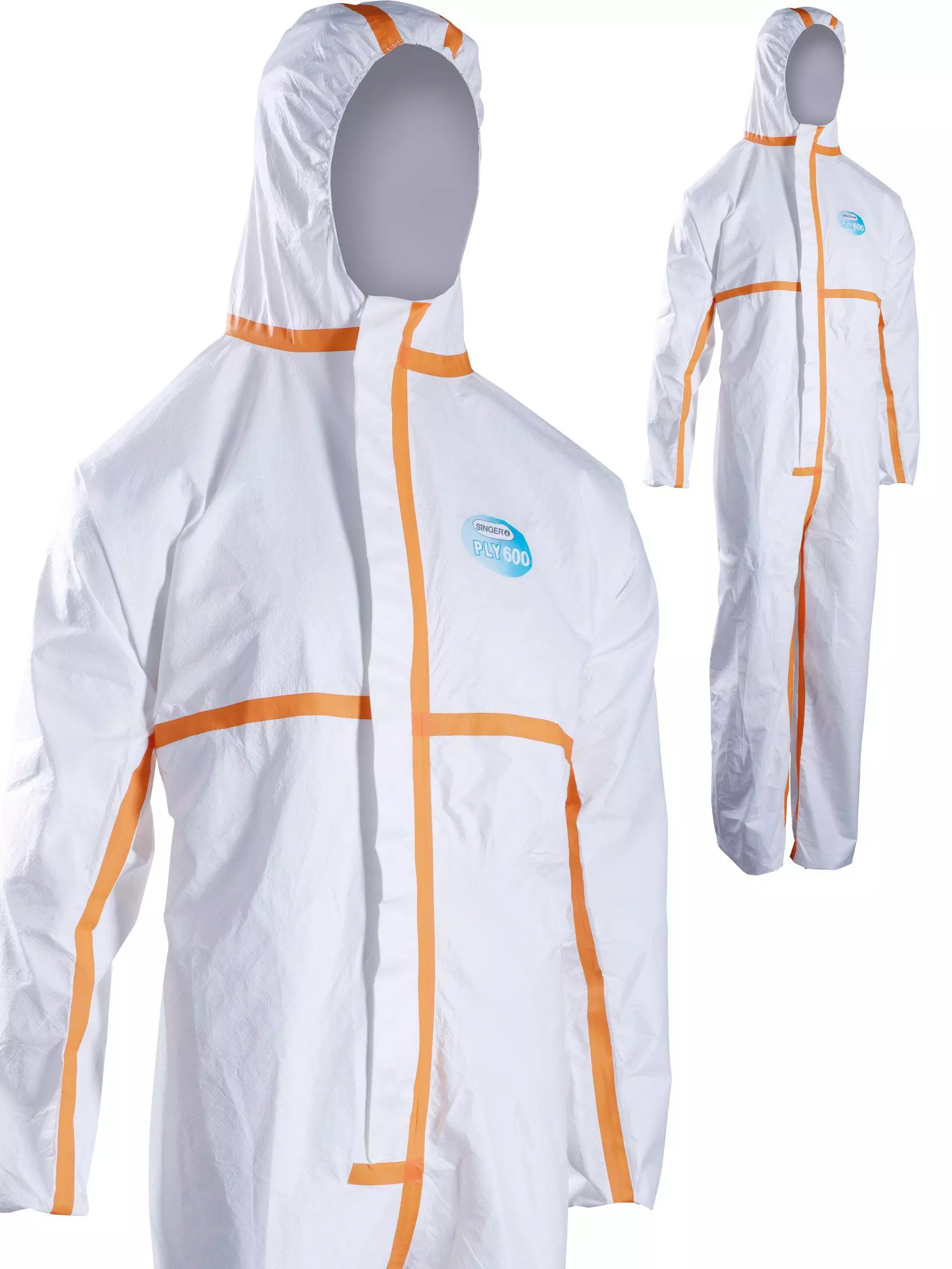Singer Safety PLY600, Chemical Protective Coverall, image 1