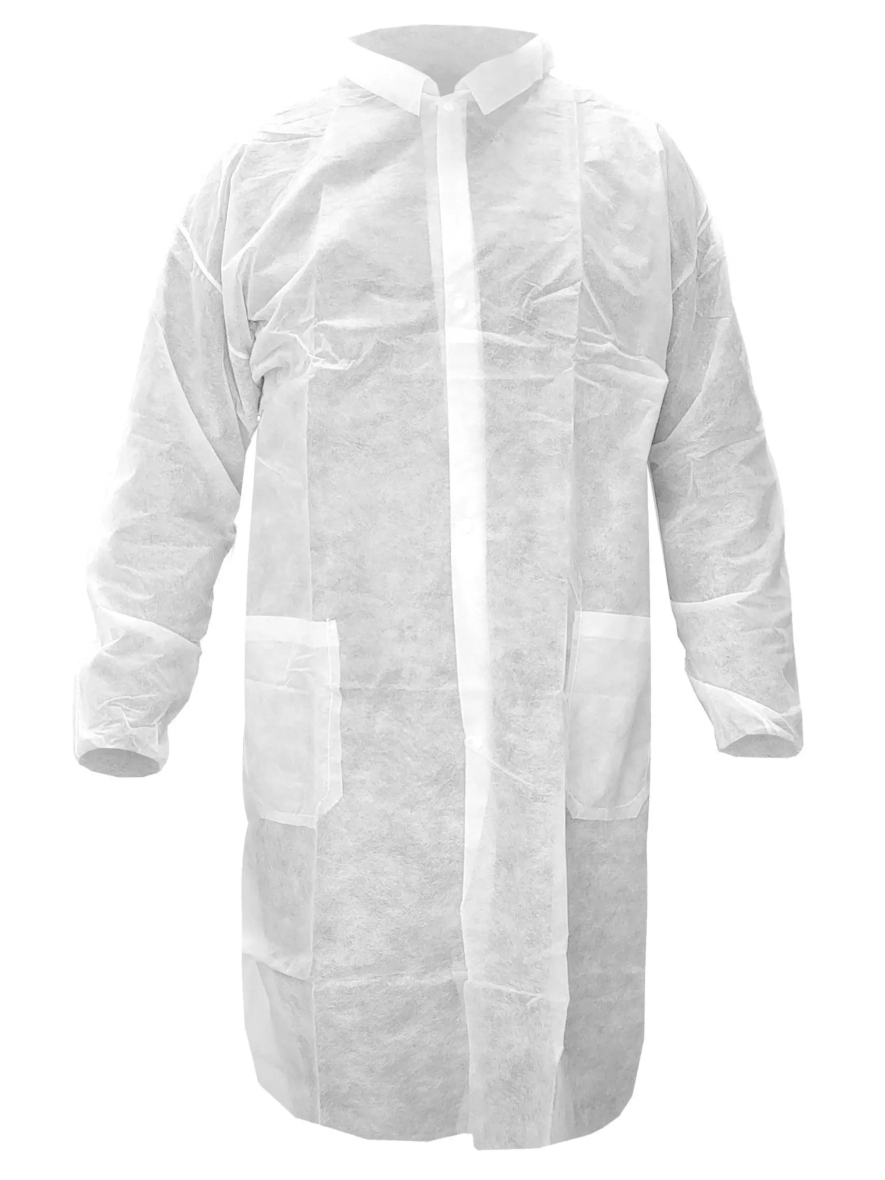 Singer Safety PLYBLOUSE, Kertakäyttöinen laboratoriotakki, valkoinen, image 1