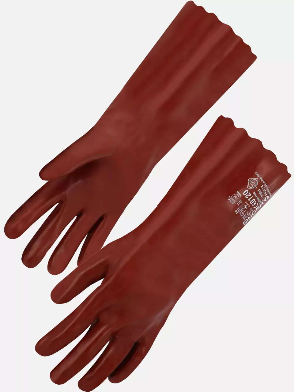 Singer Safety PVC740, PVC-Chemikalienschutzhandschuhe, 400 mm, Rot, image 1, gallery thumbnail