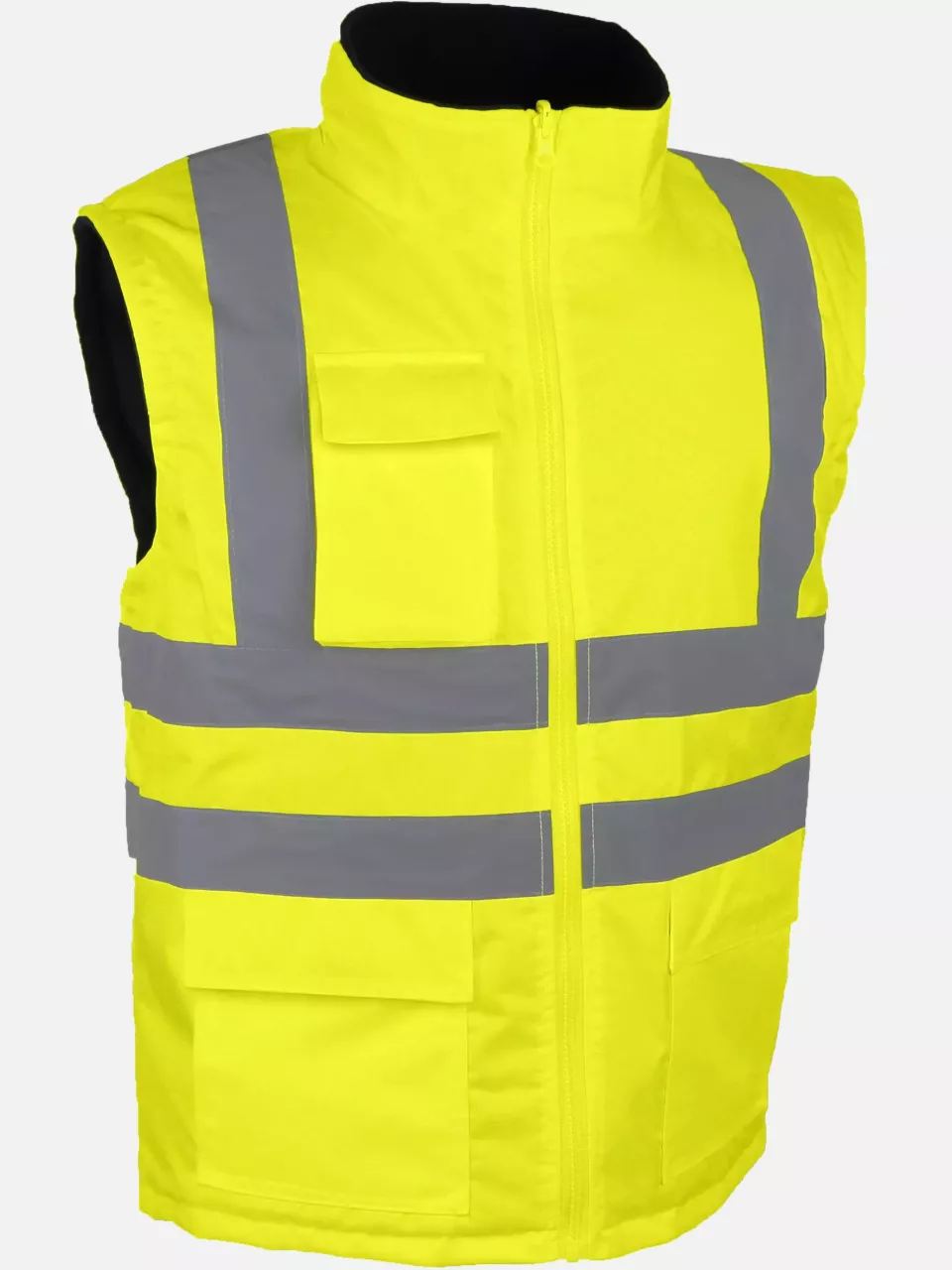 Singer Safety GANA, High Visibility Bodywarmer, Yellow, image 1, gallery thumbnail